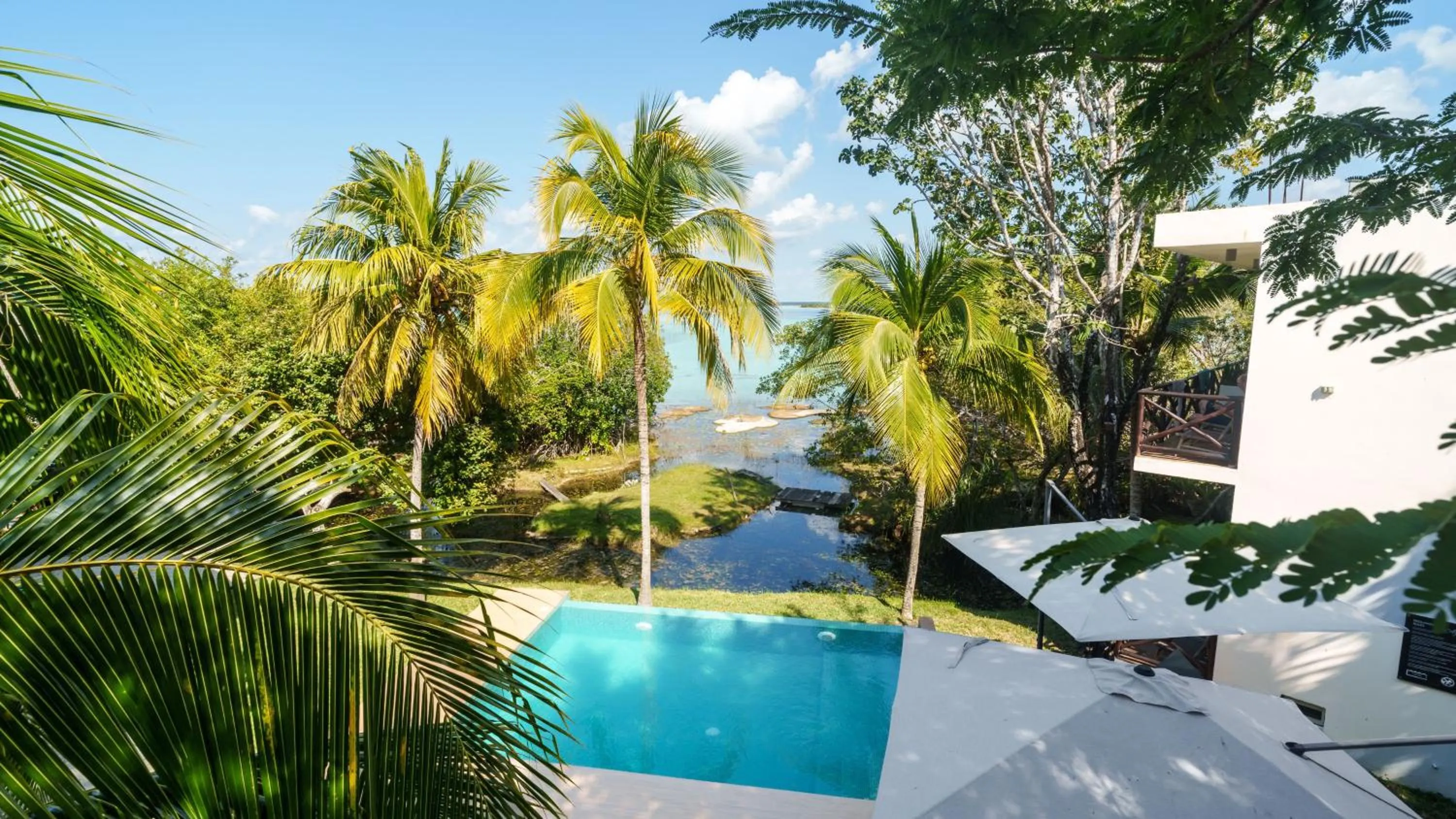Balcony/Terrace in Azulea Bacalar Hotel & Spa - Lagoon Front
