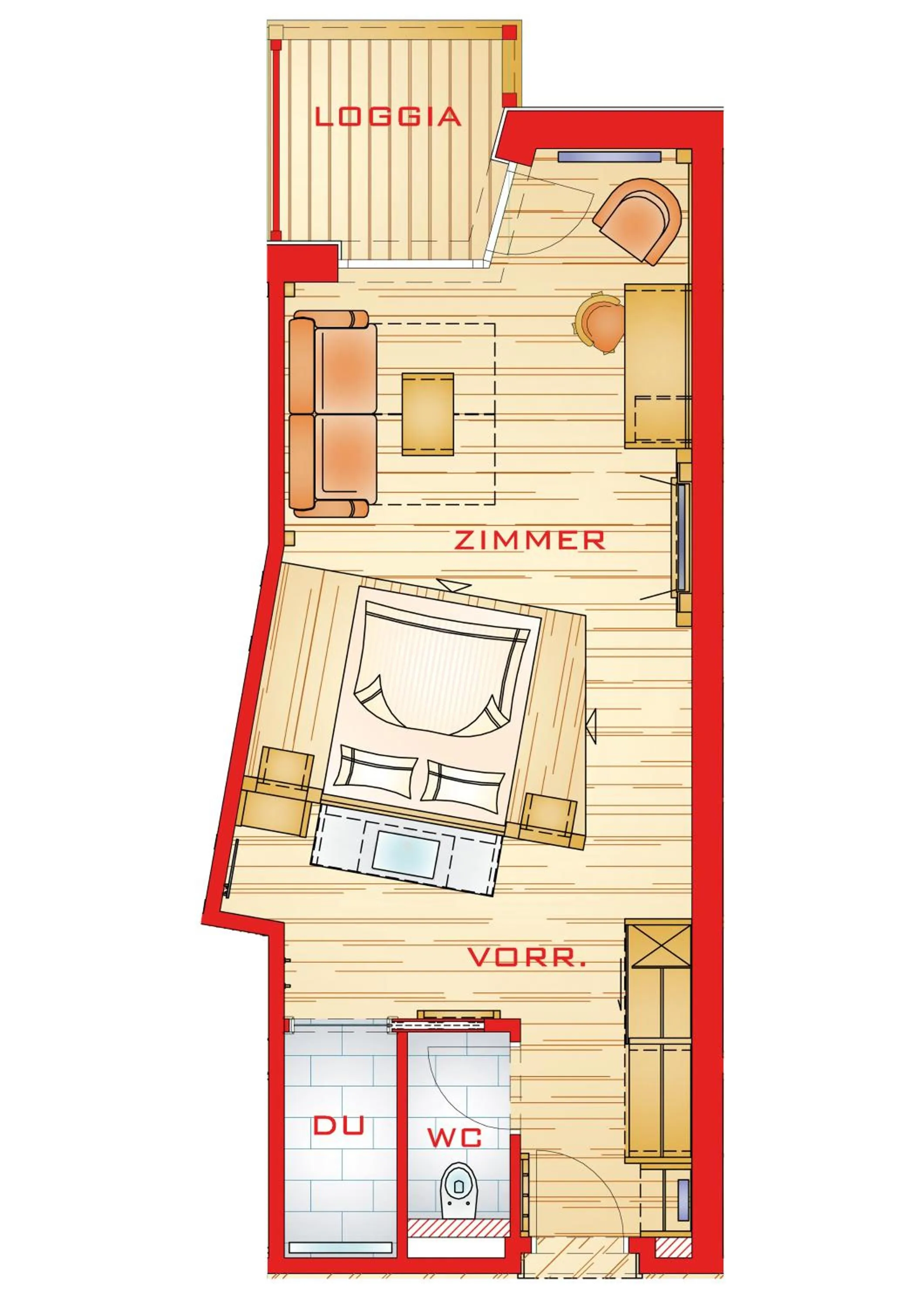 Floor plan in Hotel Gambswirt