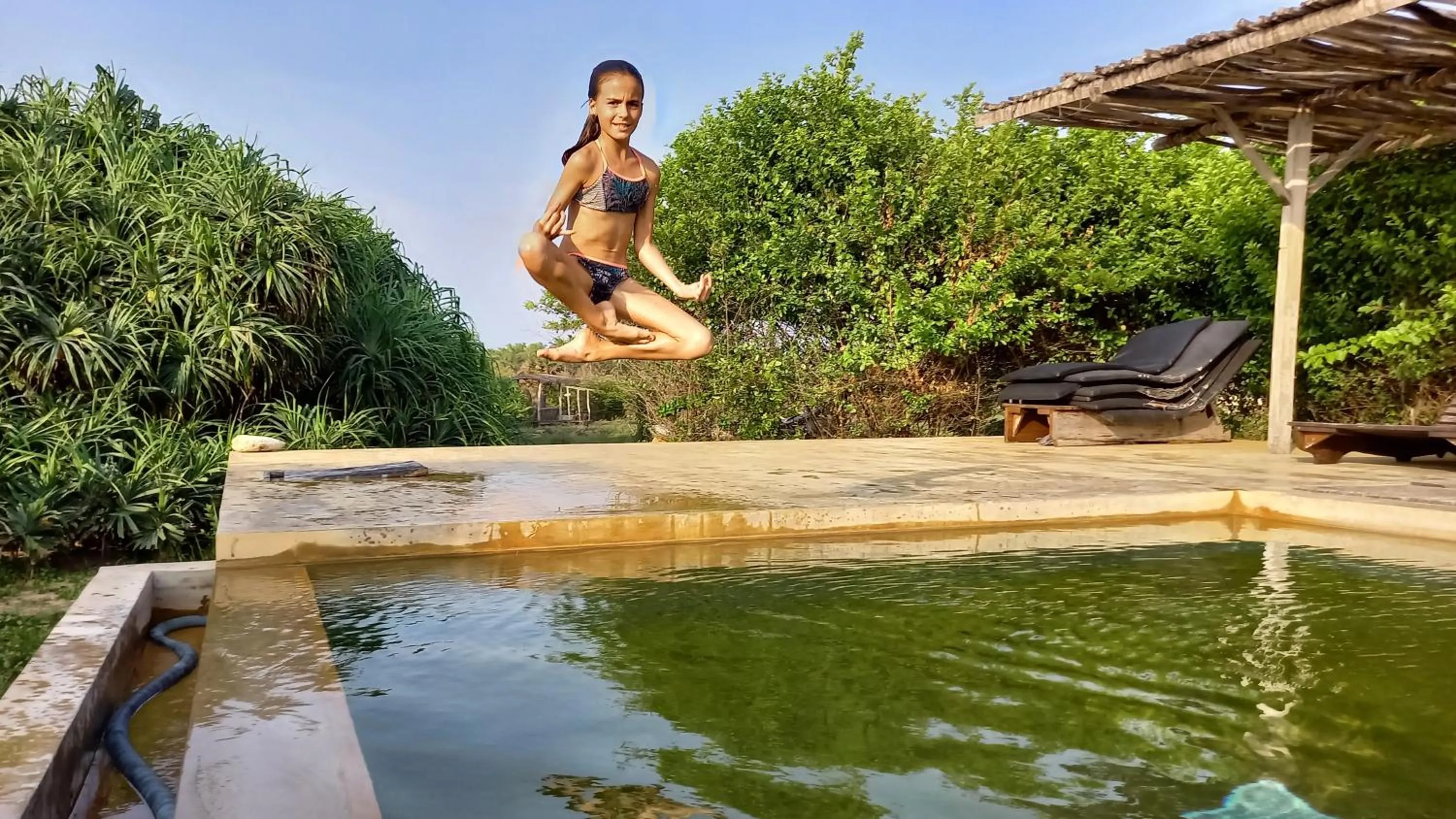 Pool view in Elements Beach & Nature Resort