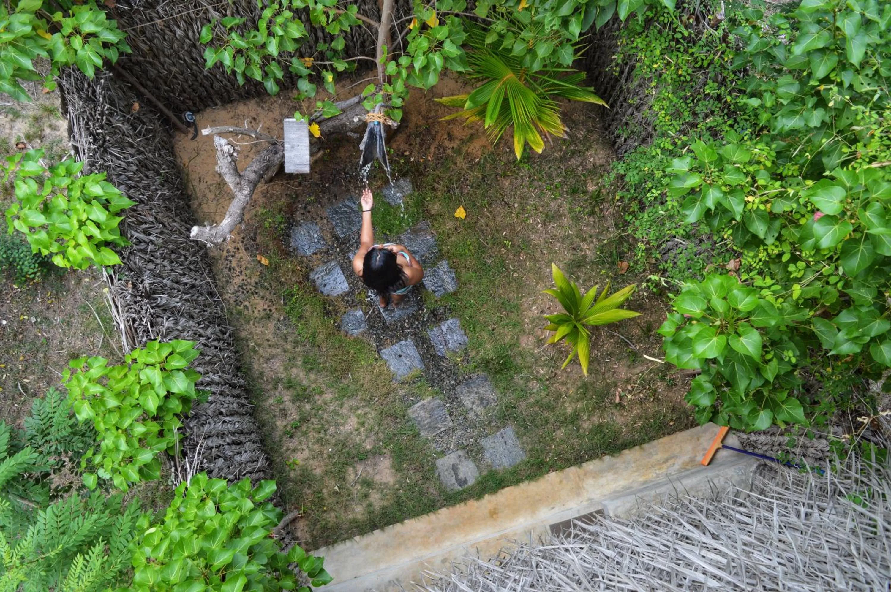 Shower in Elements Beach & Nature Resort