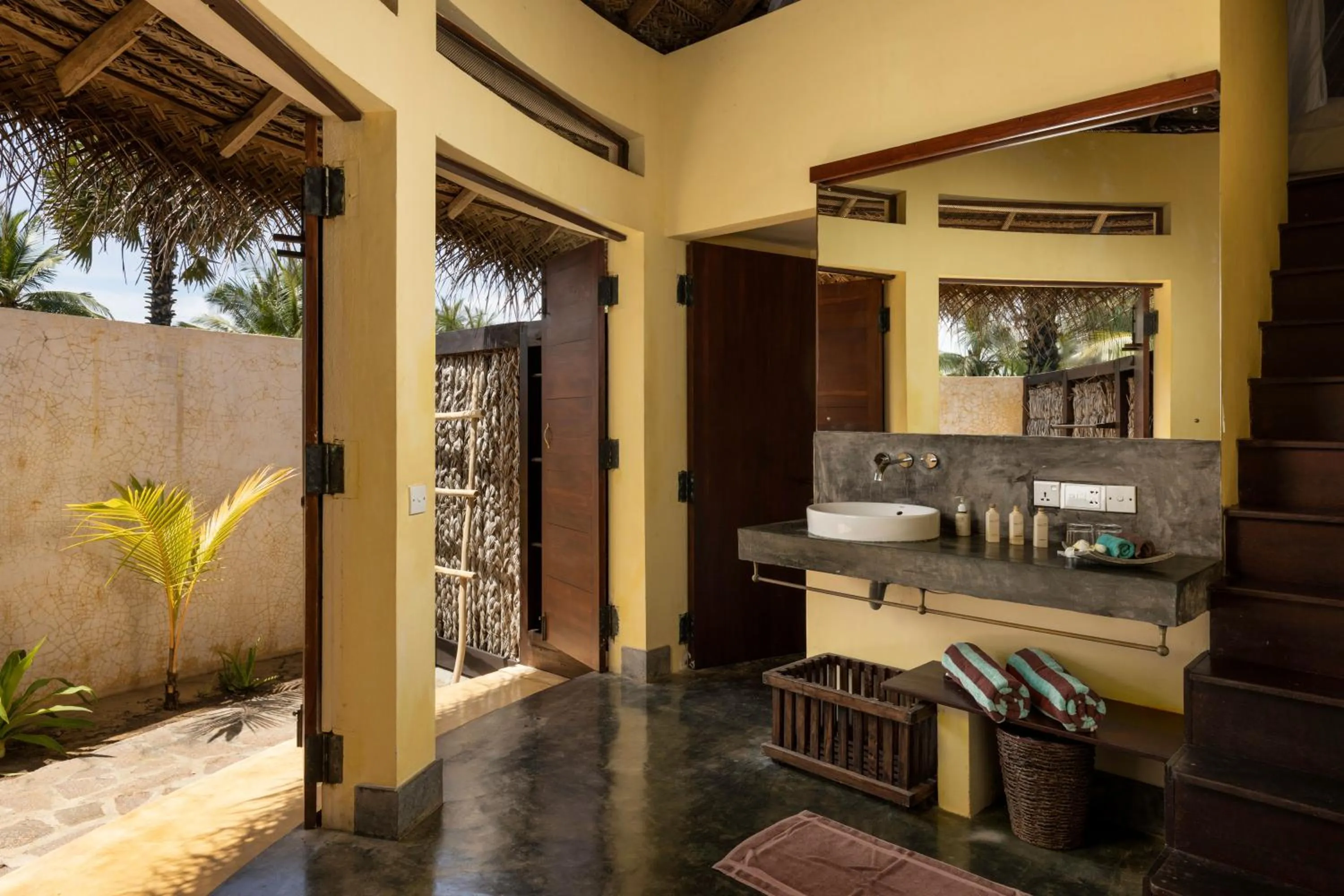 Open Air Bath in Elements Beach & Nature Resort