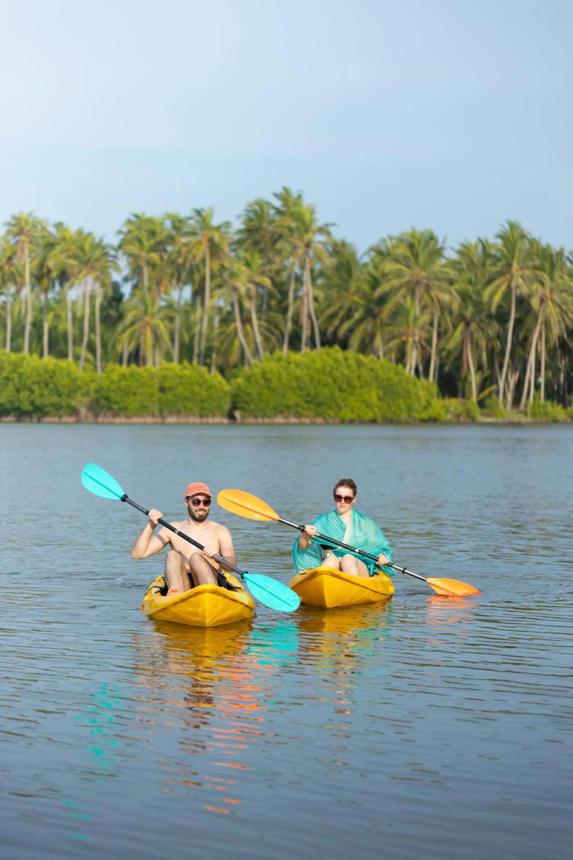 People in Elements Beach & Nature Resort