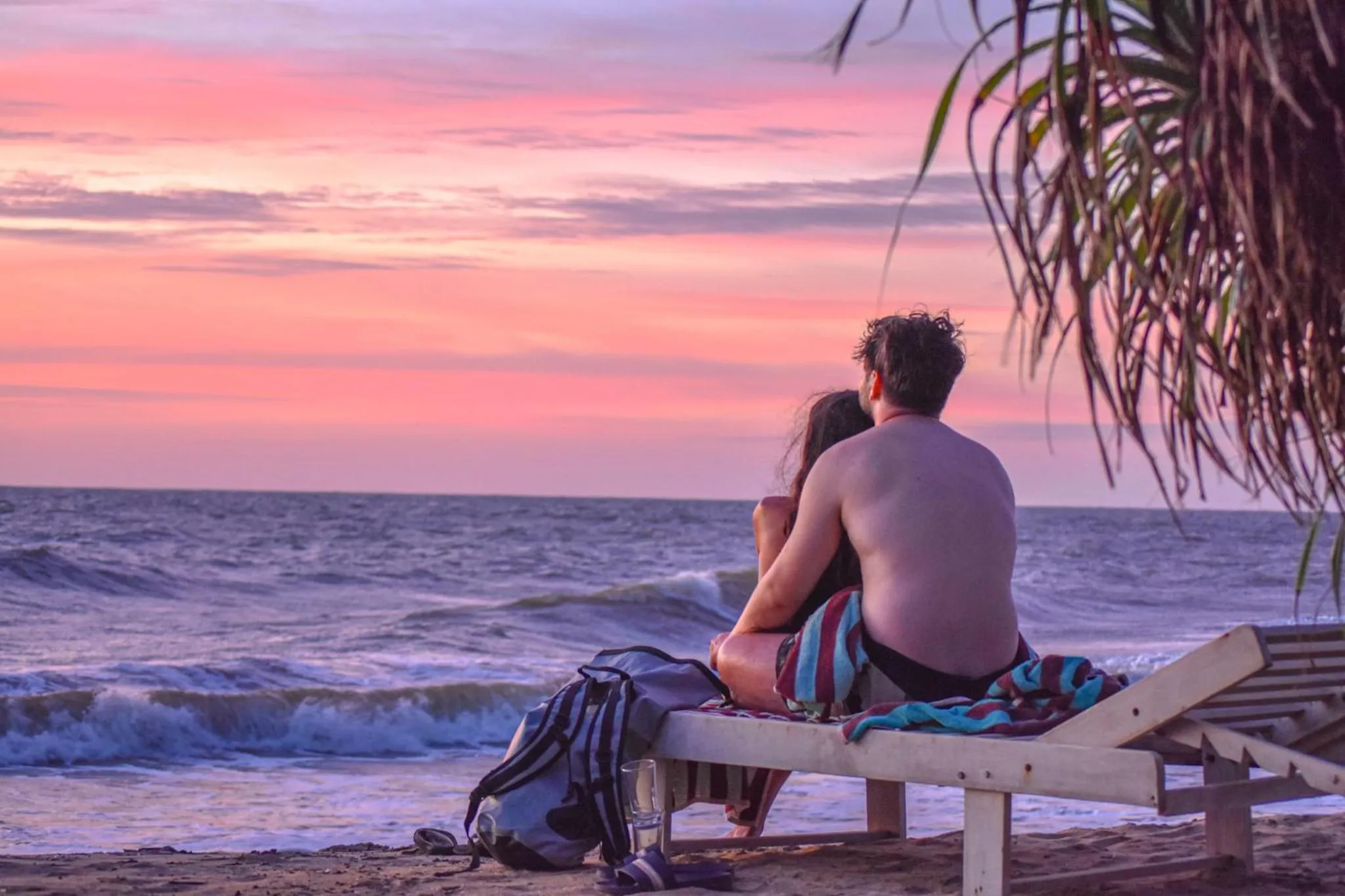 Sunset in Elements Beach & Nature Resort