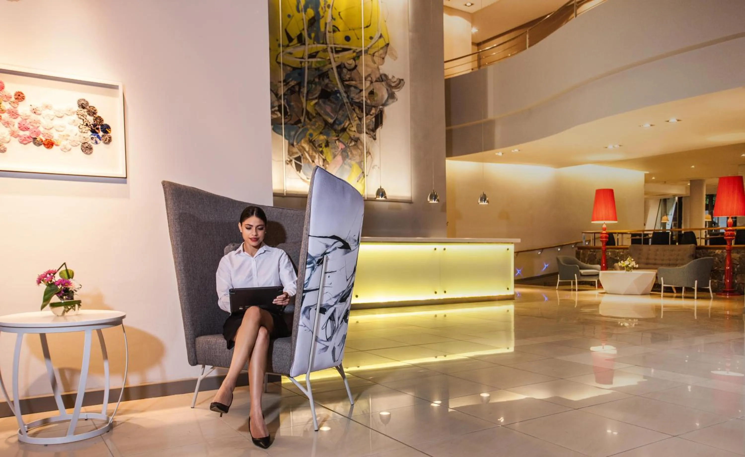 Lobby or reception in Hennessy Park Hotel