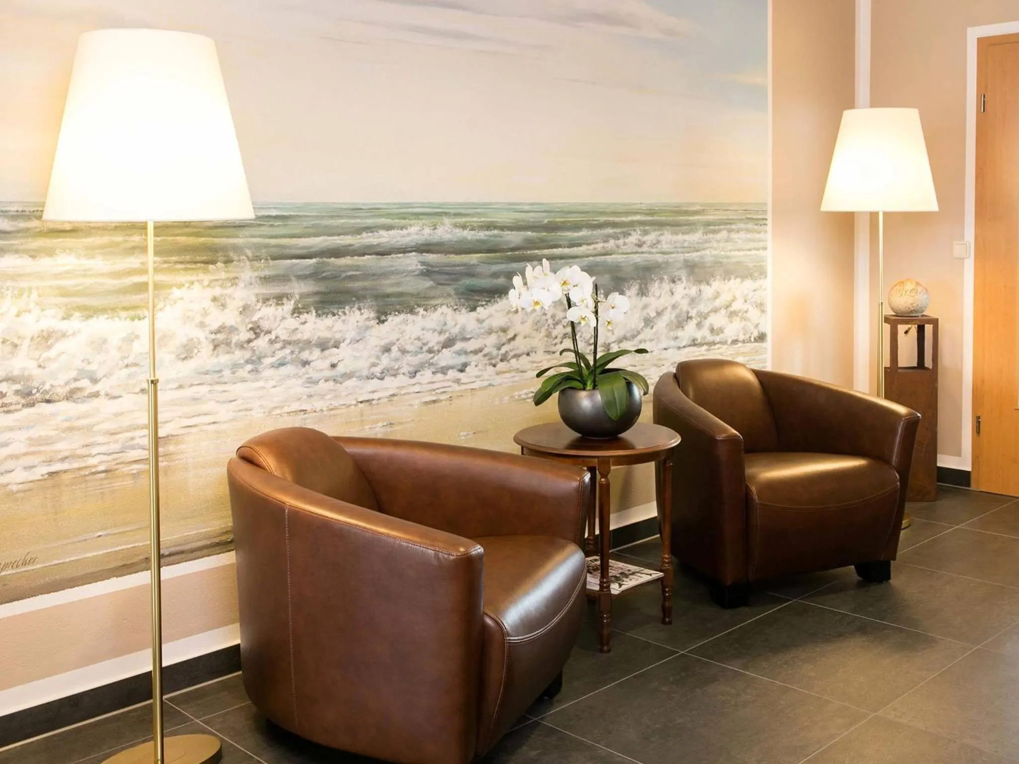 Lobby or reception in Hotel Pommernland