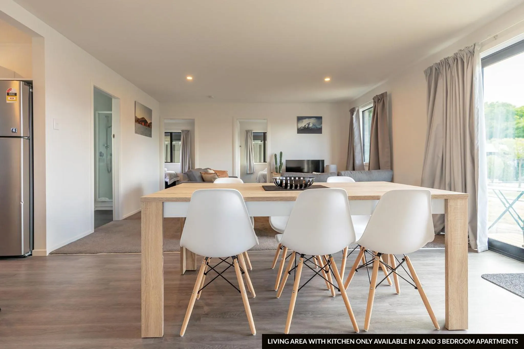 Living room in The Willows Wanaka