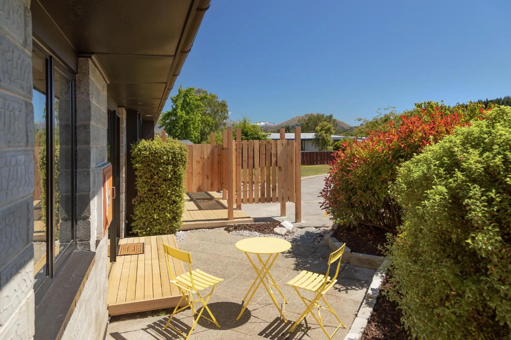 Patio in The Willows Wanaka