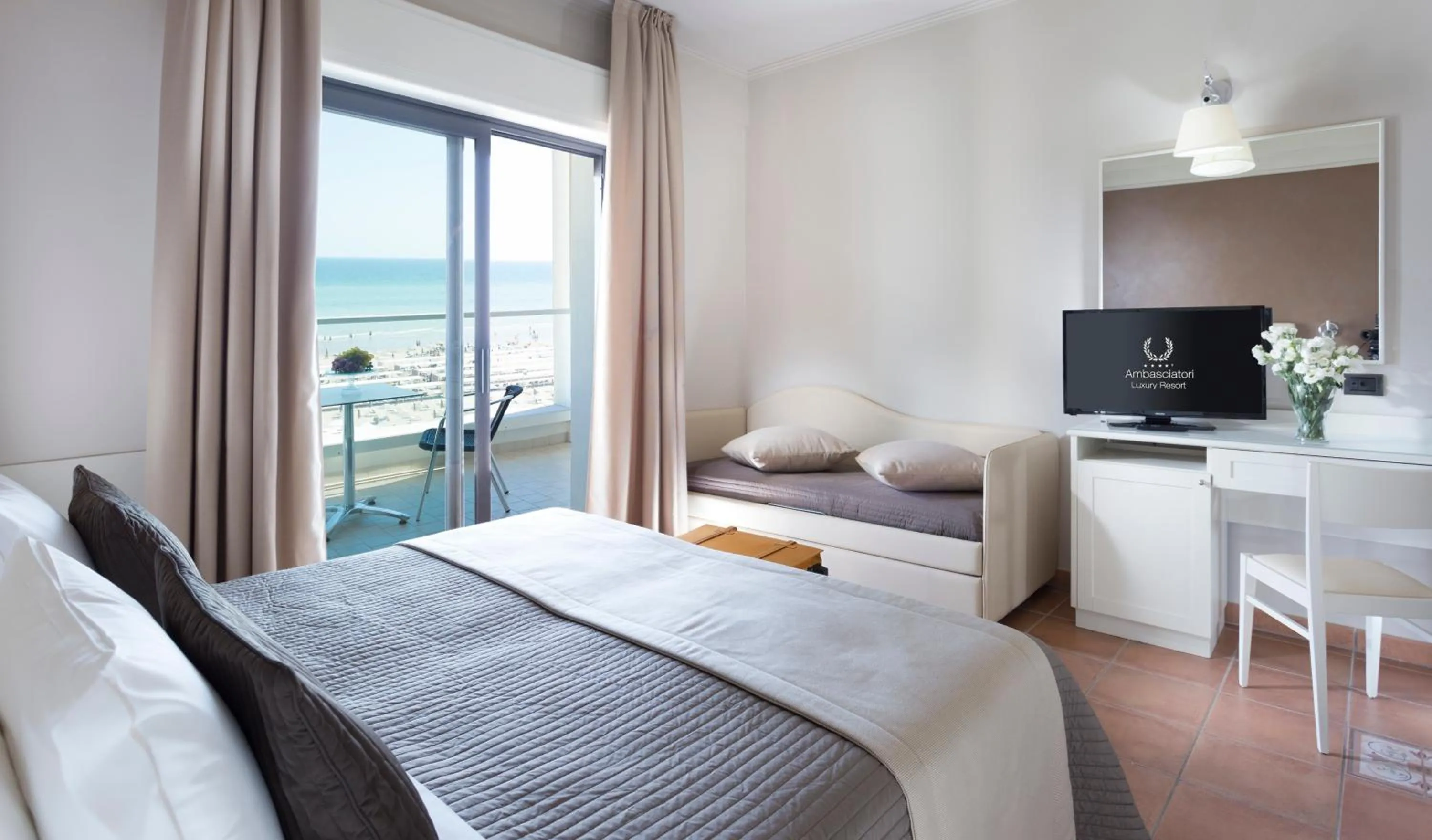 Photo of the whole room, Bed in Hotel Ambasciatori