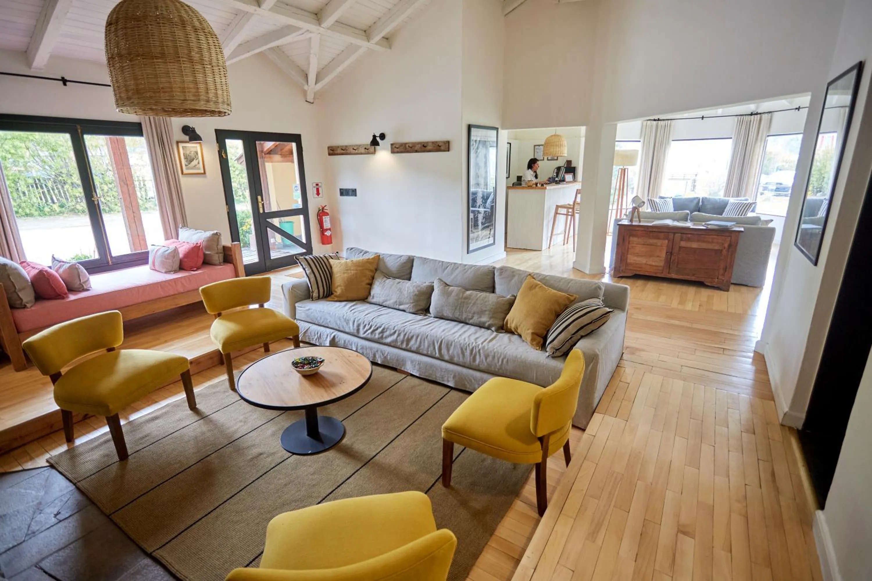 Living room in Hosteria El Puma