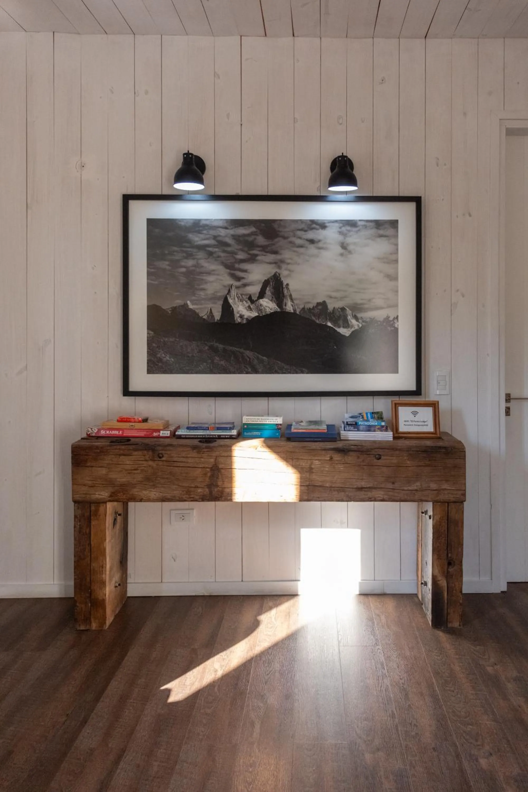 Living room in Hosteria El Puma