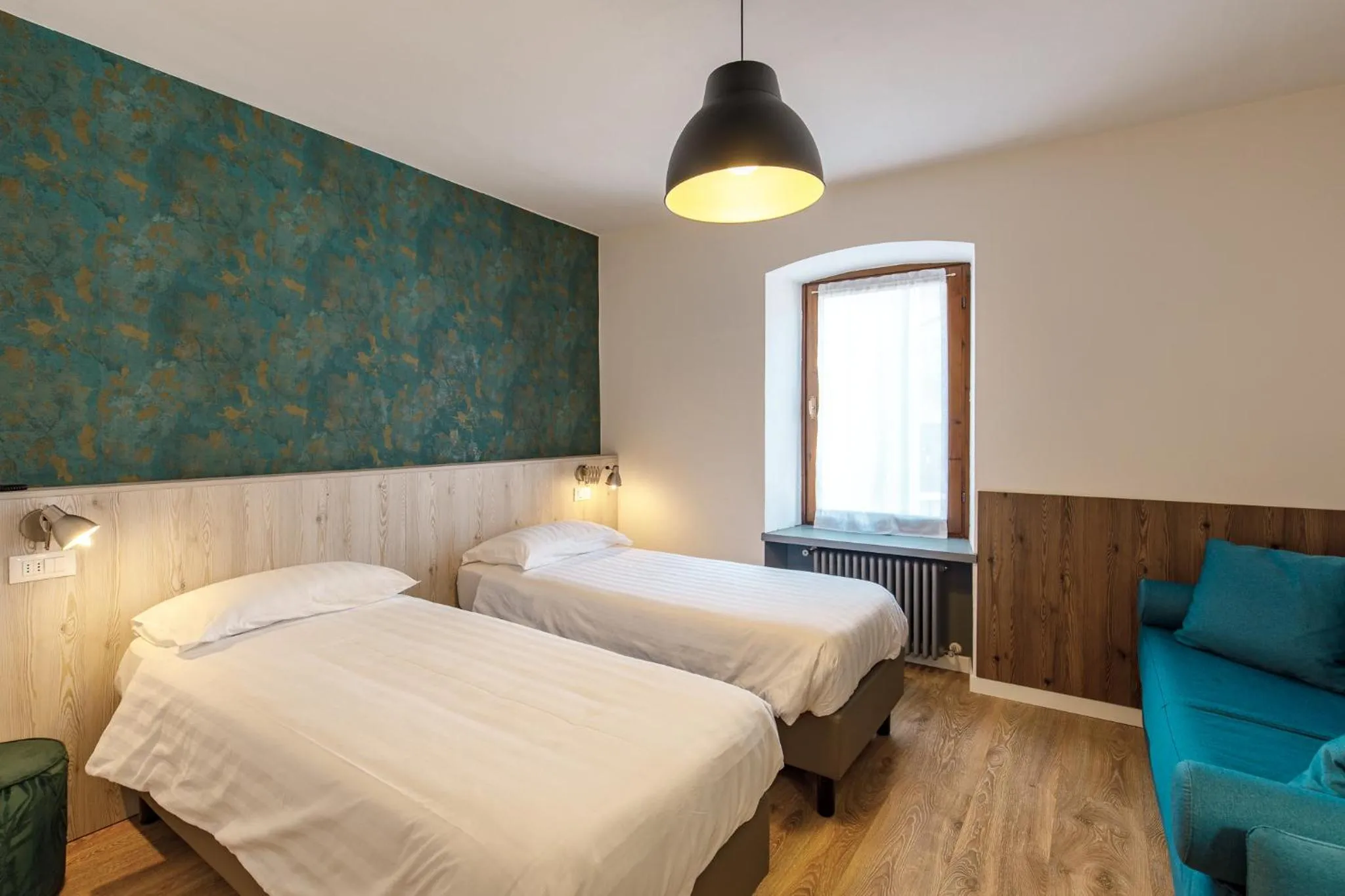 Bed in Albergo Belvedere