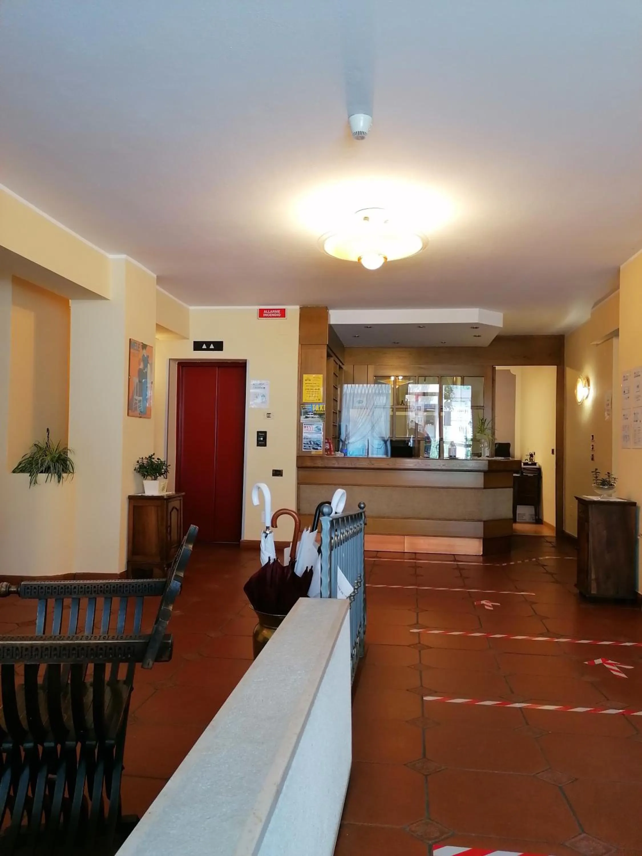 Lobby or reception in Albergo Belvedere
