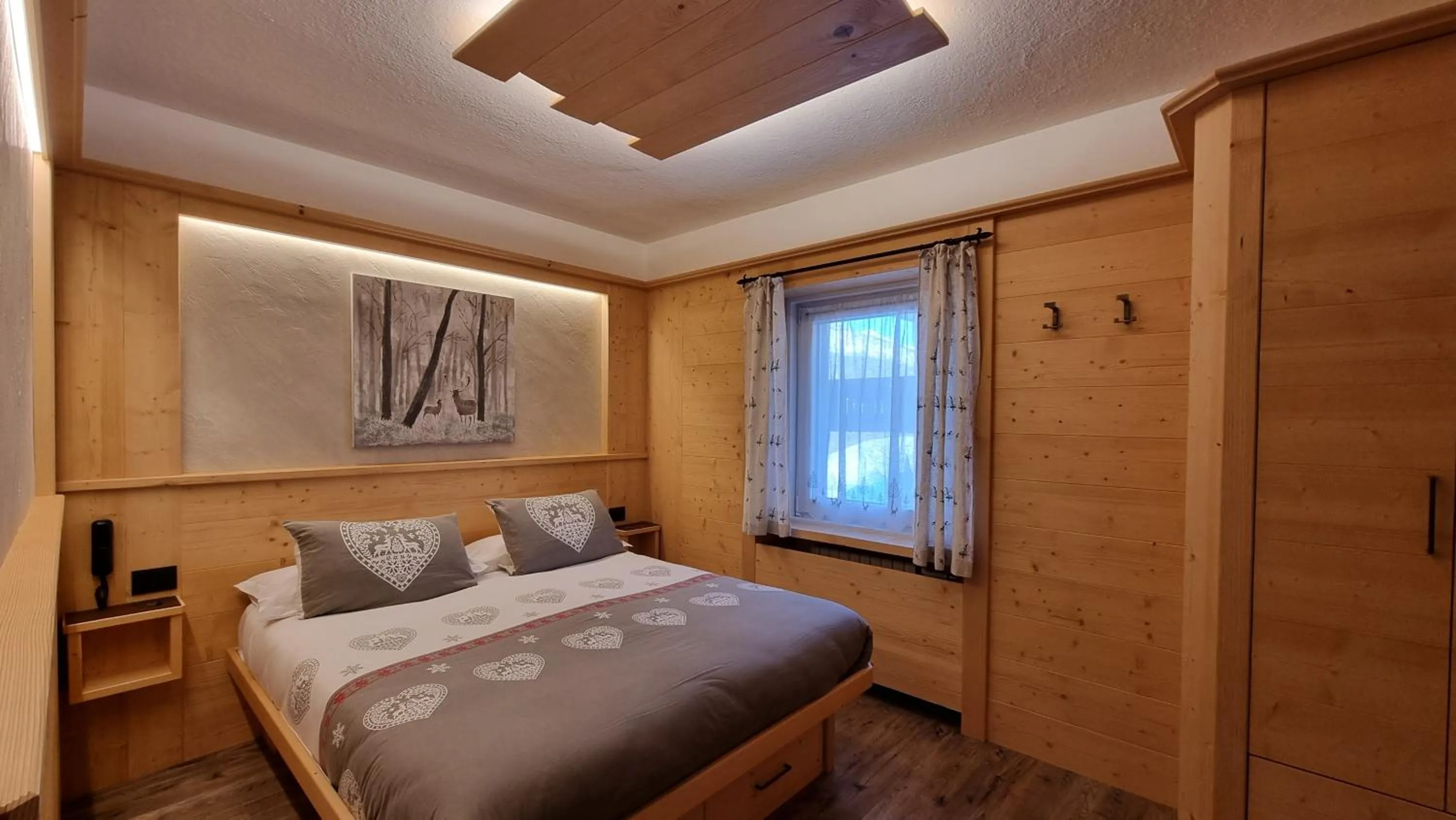 View (from property/room), Bed in Hotel Villa Gaia