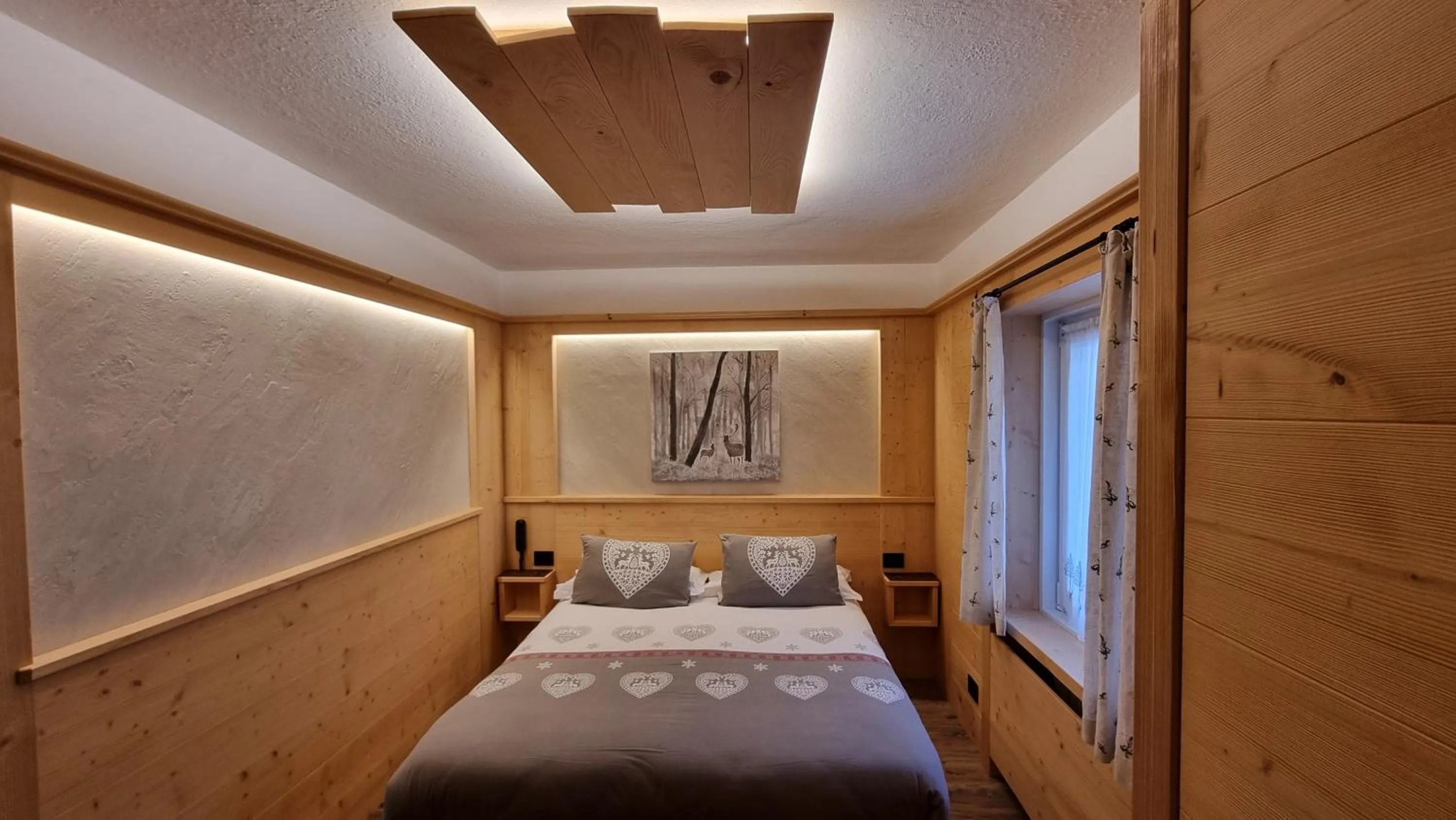 View (from property/room), Bed in Hotel Villa Gaia