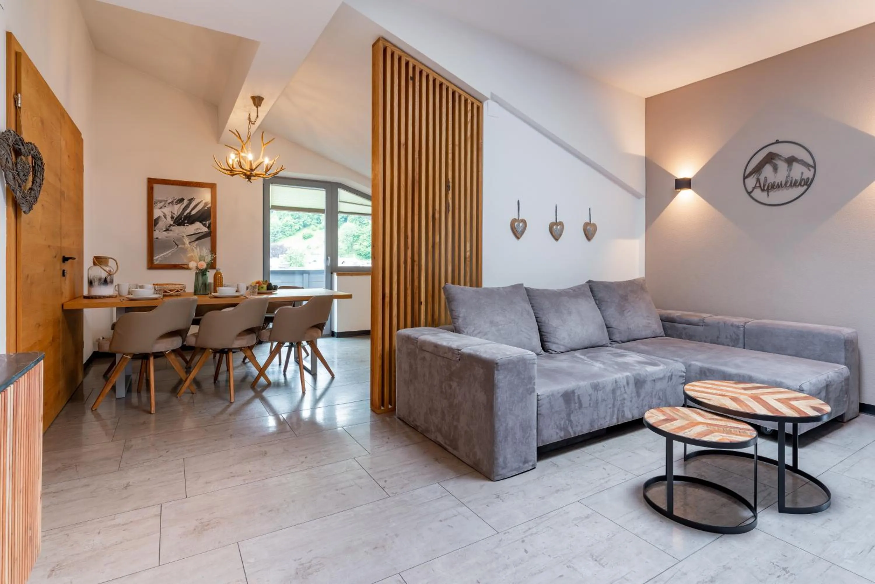 Seating area in Alm Appartements ZellamSee