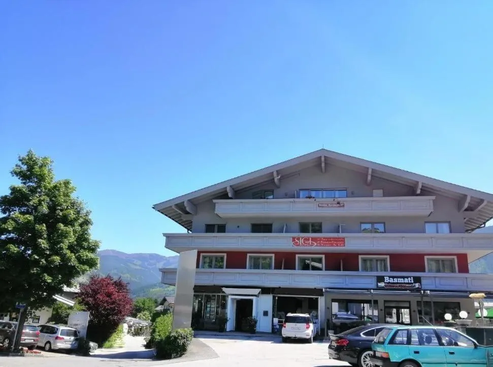 Property building in Alm Appartements ZellamSee