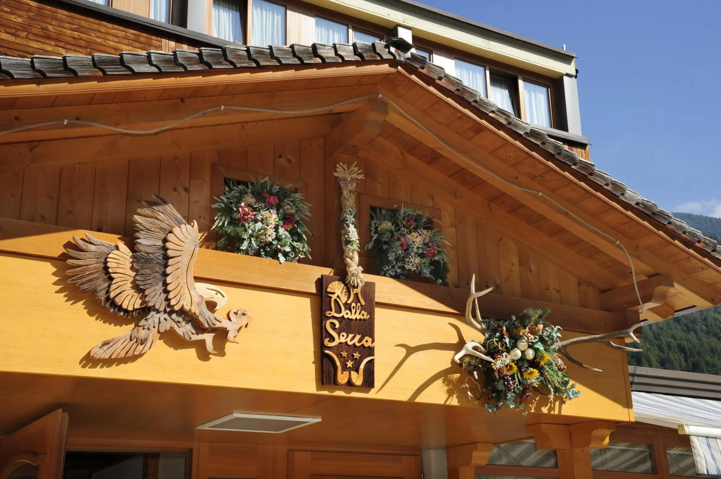 Facade/entrance in Hotel Dalla Serra