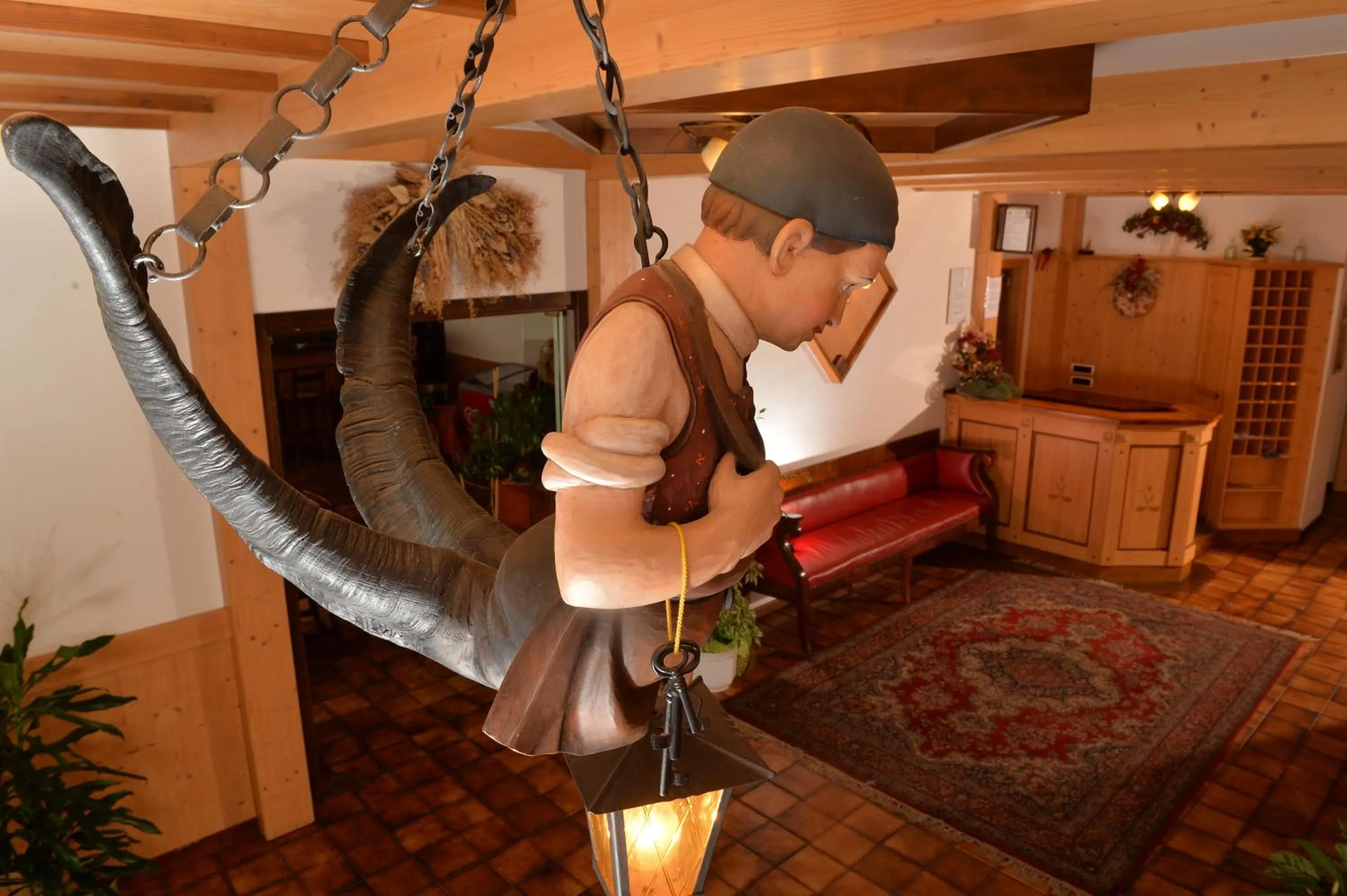 Lobby or reception in Hotel Dalla Serra