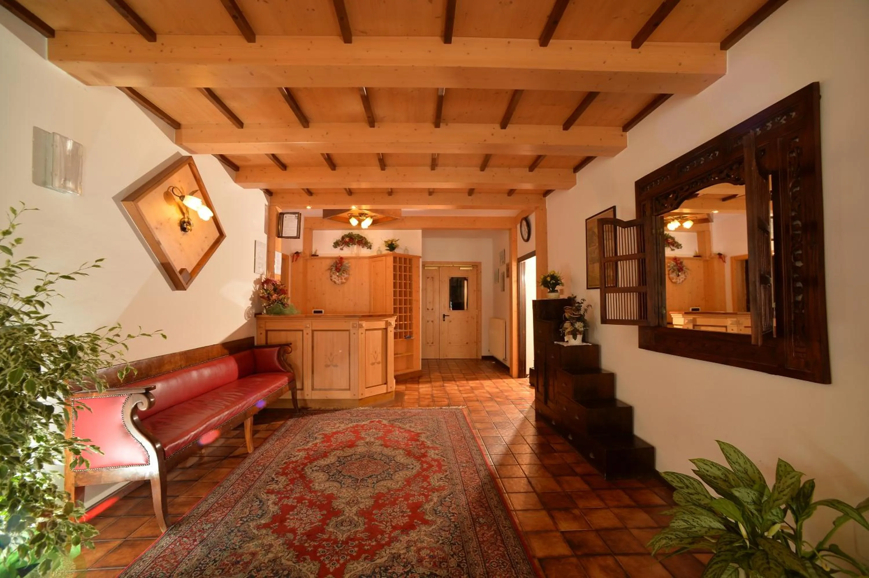 Lobby or reception in Hotel Dalla Serra