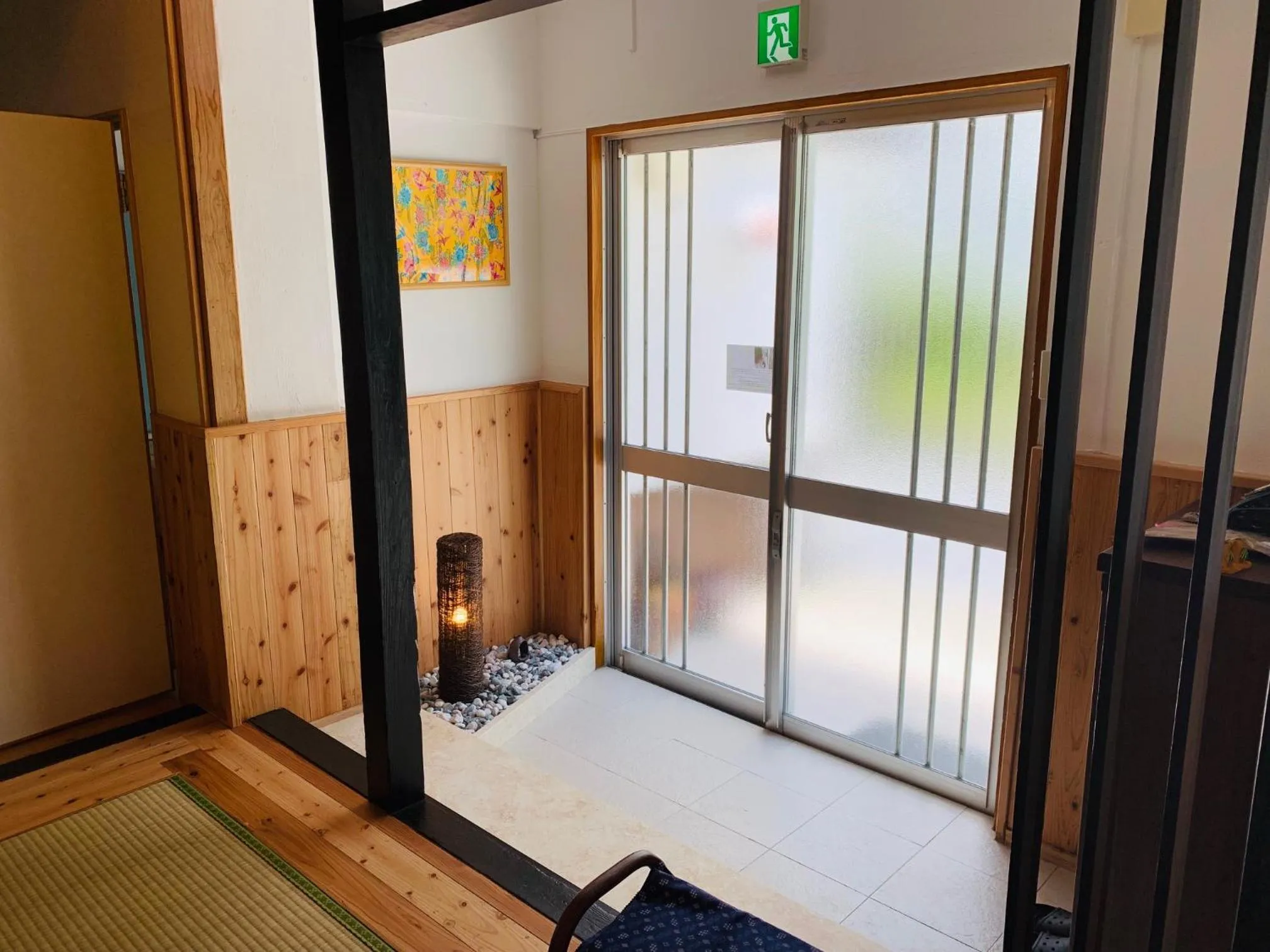 Bed in Condominium WAFU TEI Okinawa city