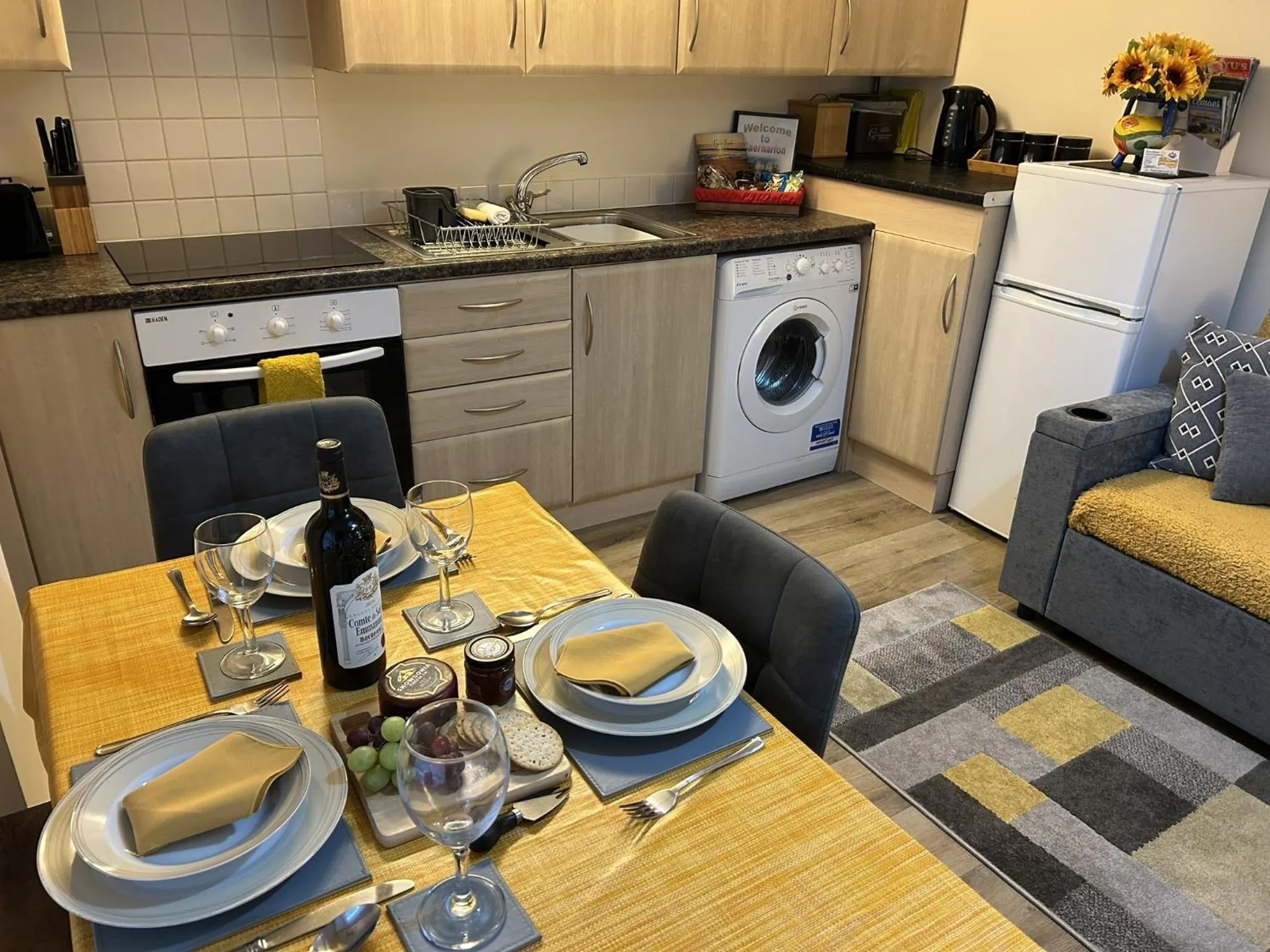 Dining area in Chapel St Apartments