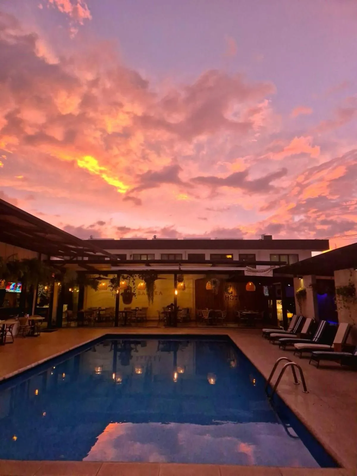 Pool view in KC Hotel San Jose