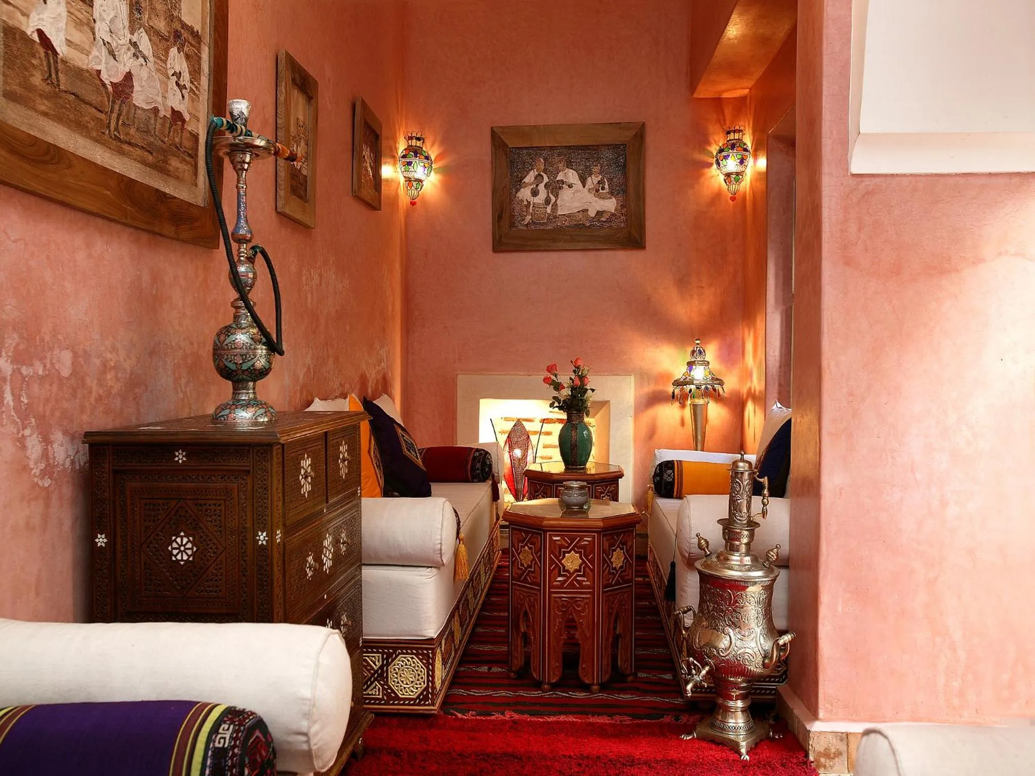 Seating area in Riad Julia