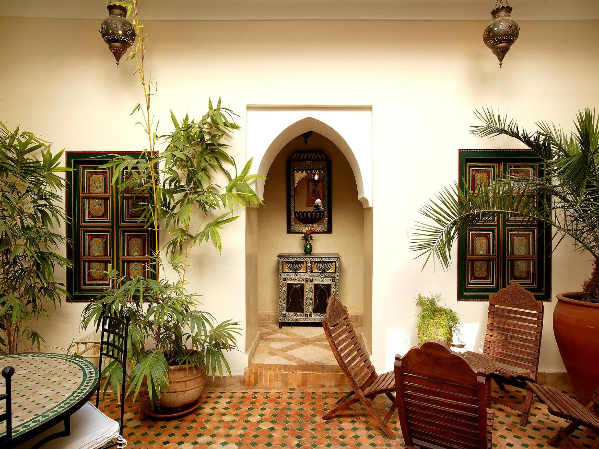 Patio in Riad Julia