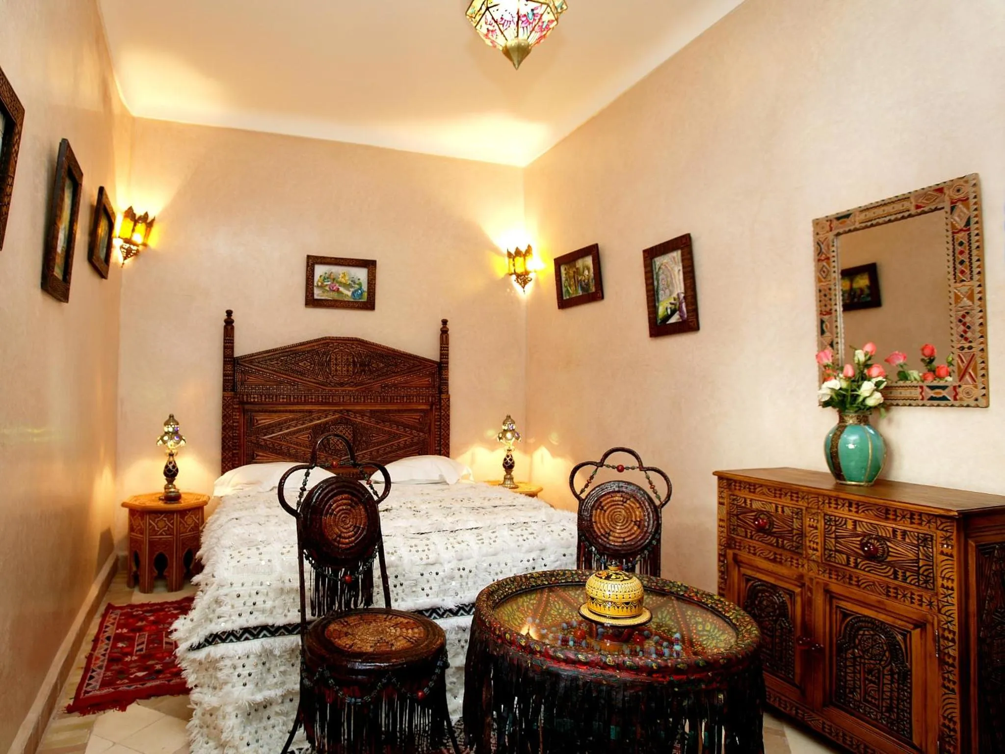 Bedroom, Bed in Riad Julia