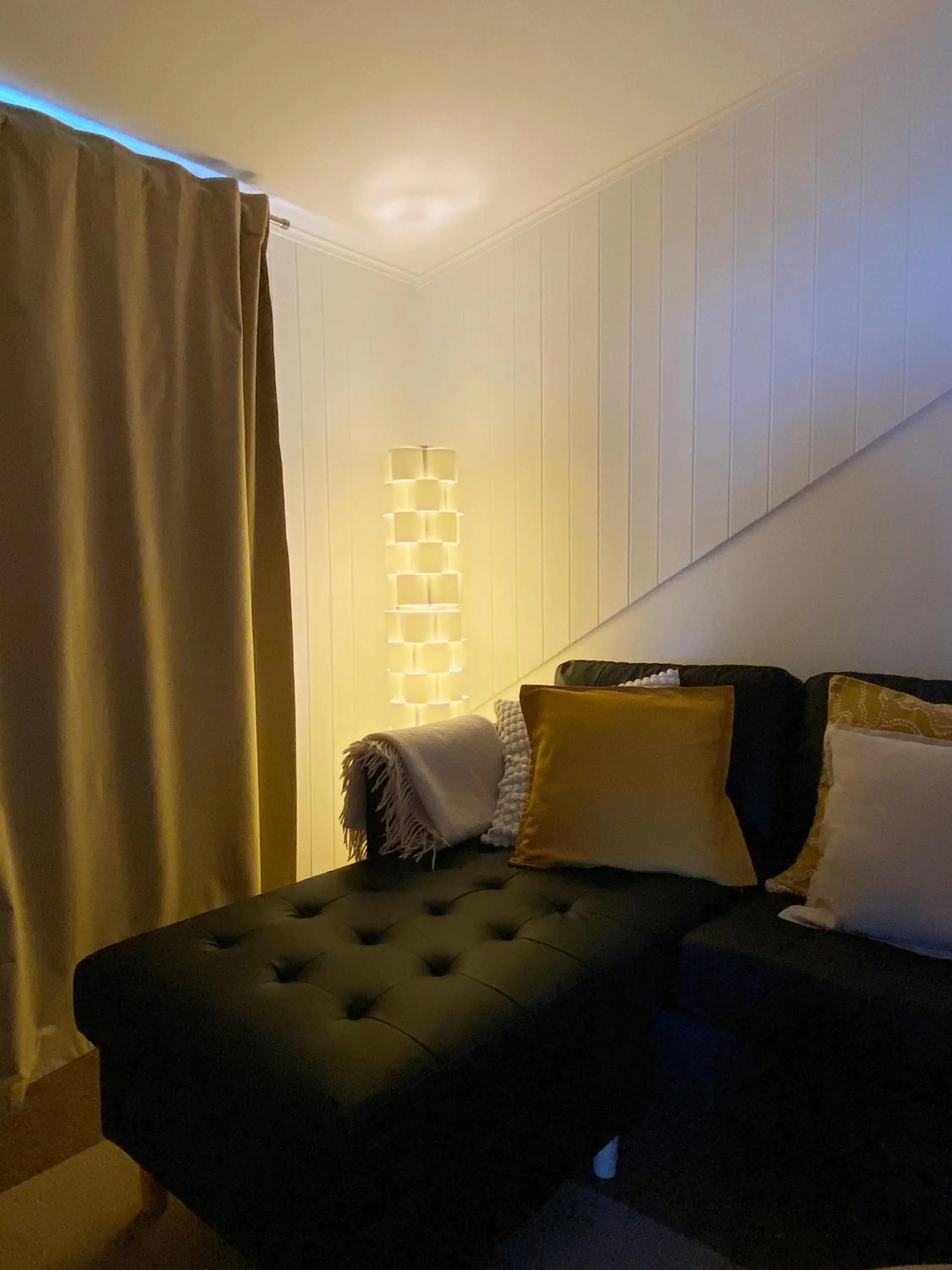 Living room, Bed in BnB La Clemonie