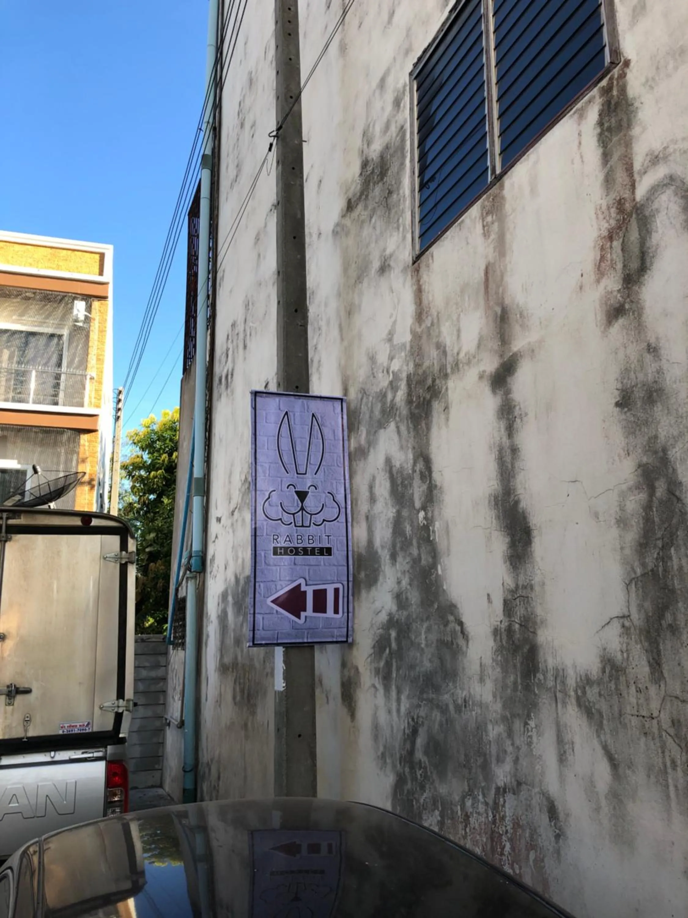 Facade/entrance in Rabbit Hotel