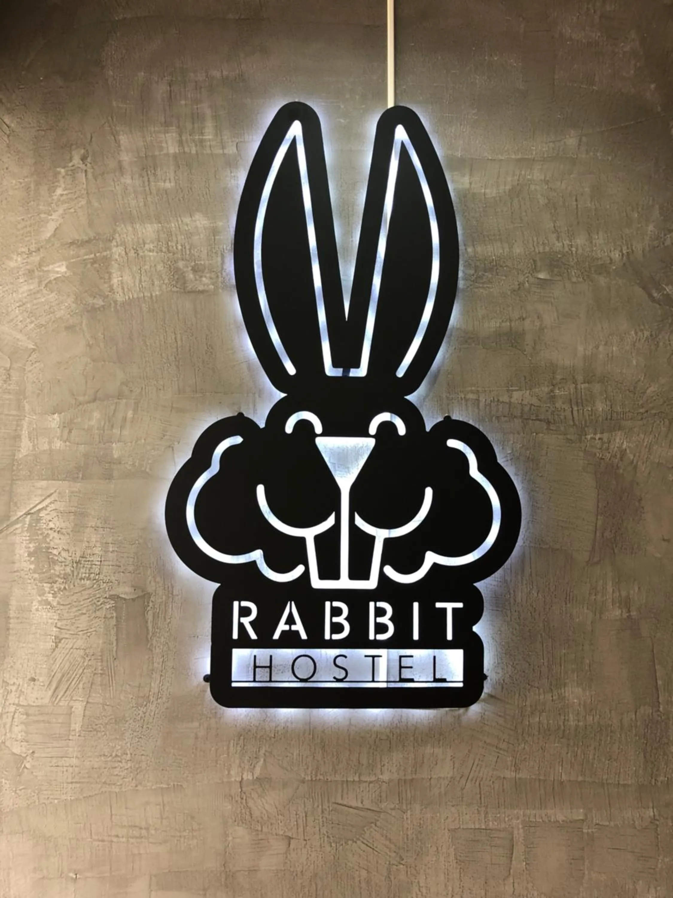 Property logo or sign in Rabbit Hotel