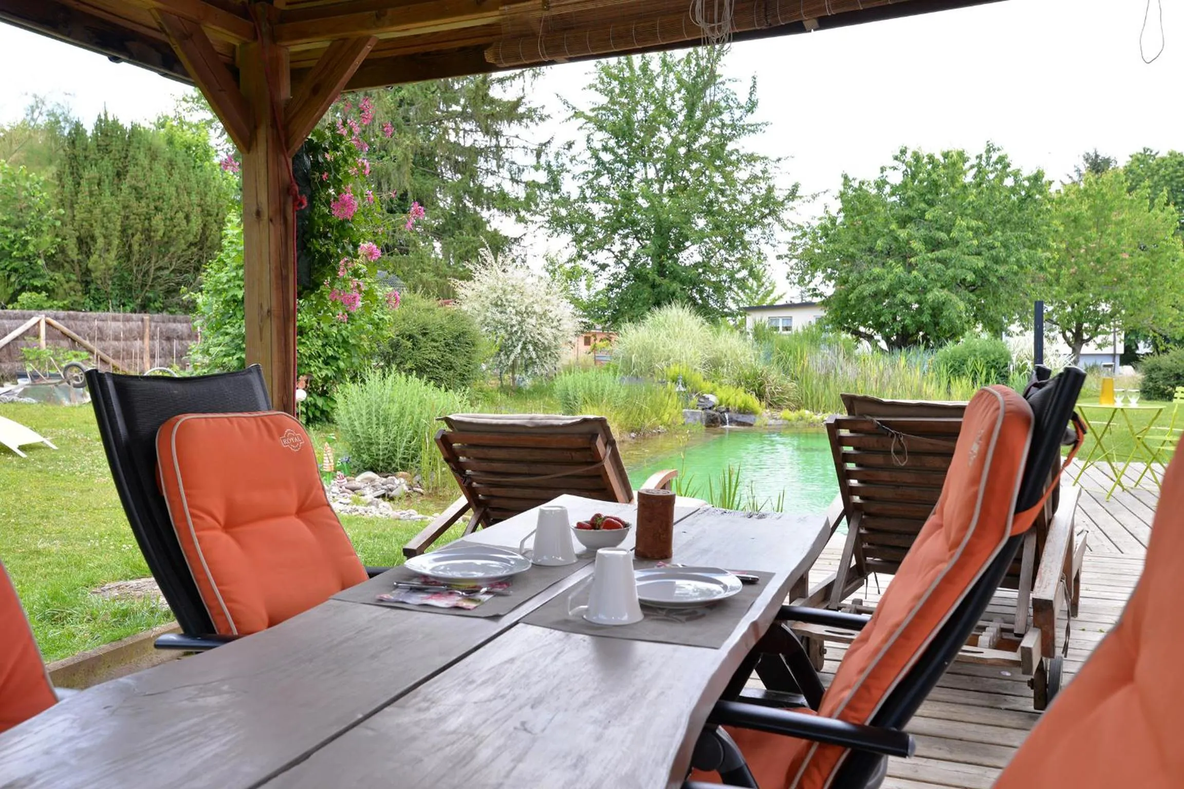 Garden in Chambres d'hotes Coeur de Sundgau