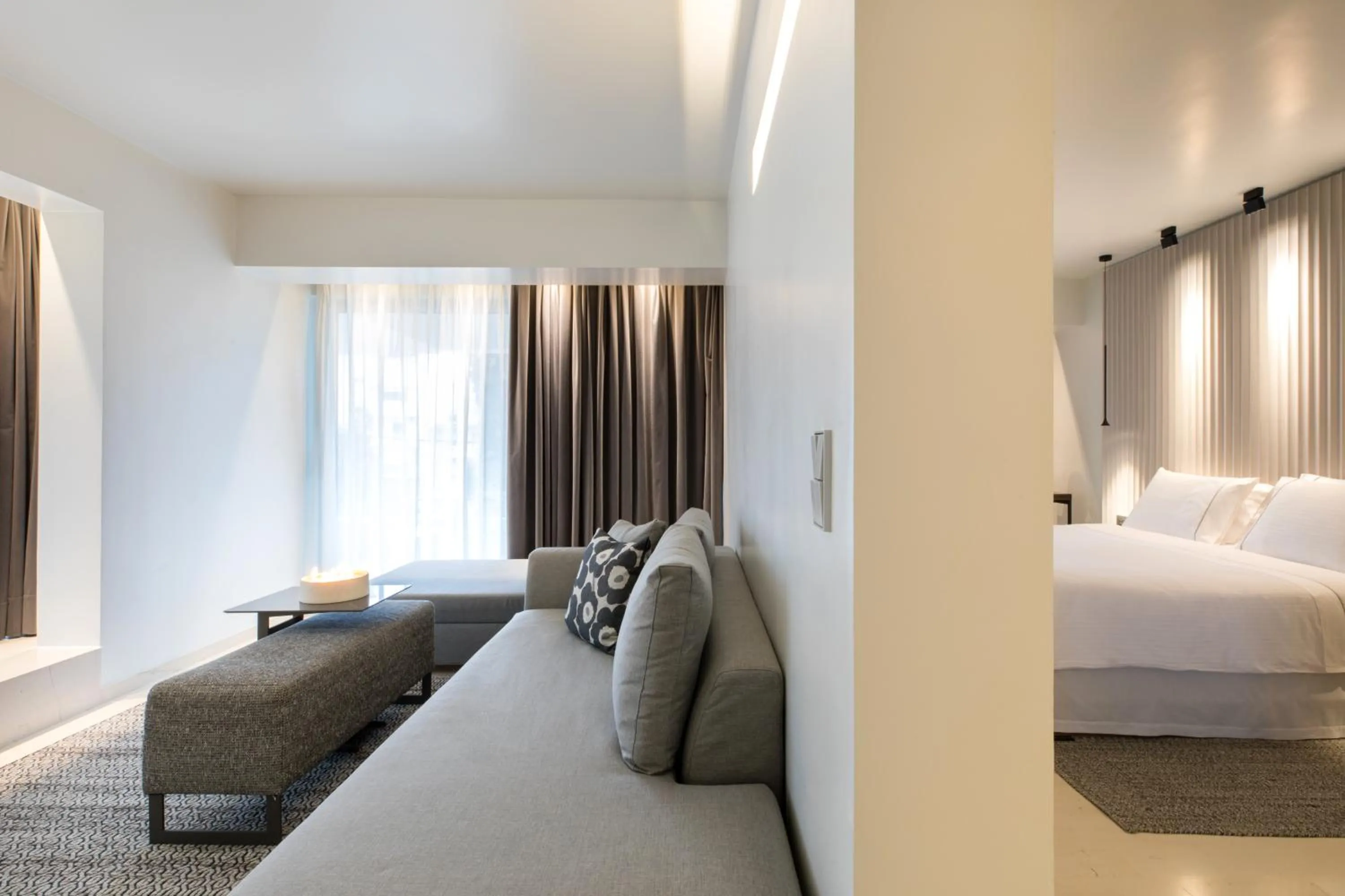 Living room, Bed in Brasil Suites Boutique Hotel