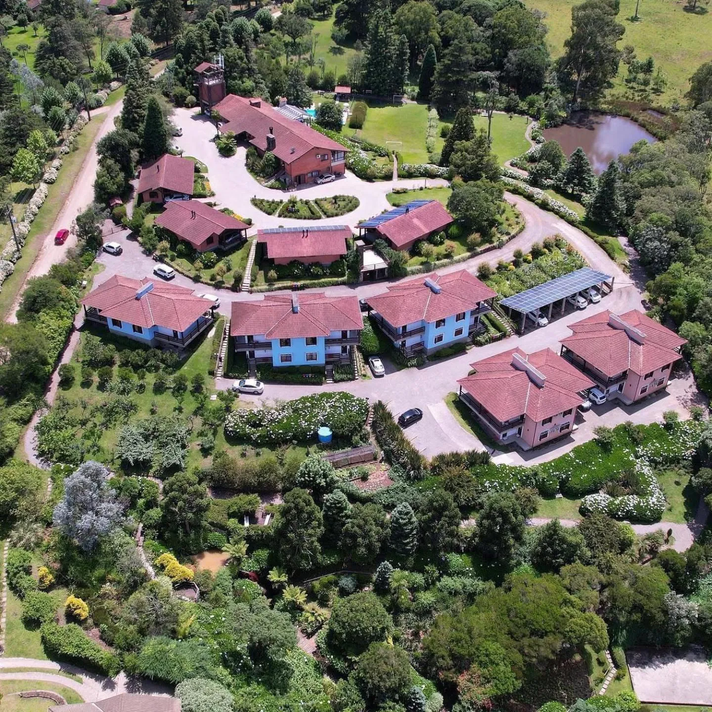 Bird's eye view in Hotel Bangalôs da Serra