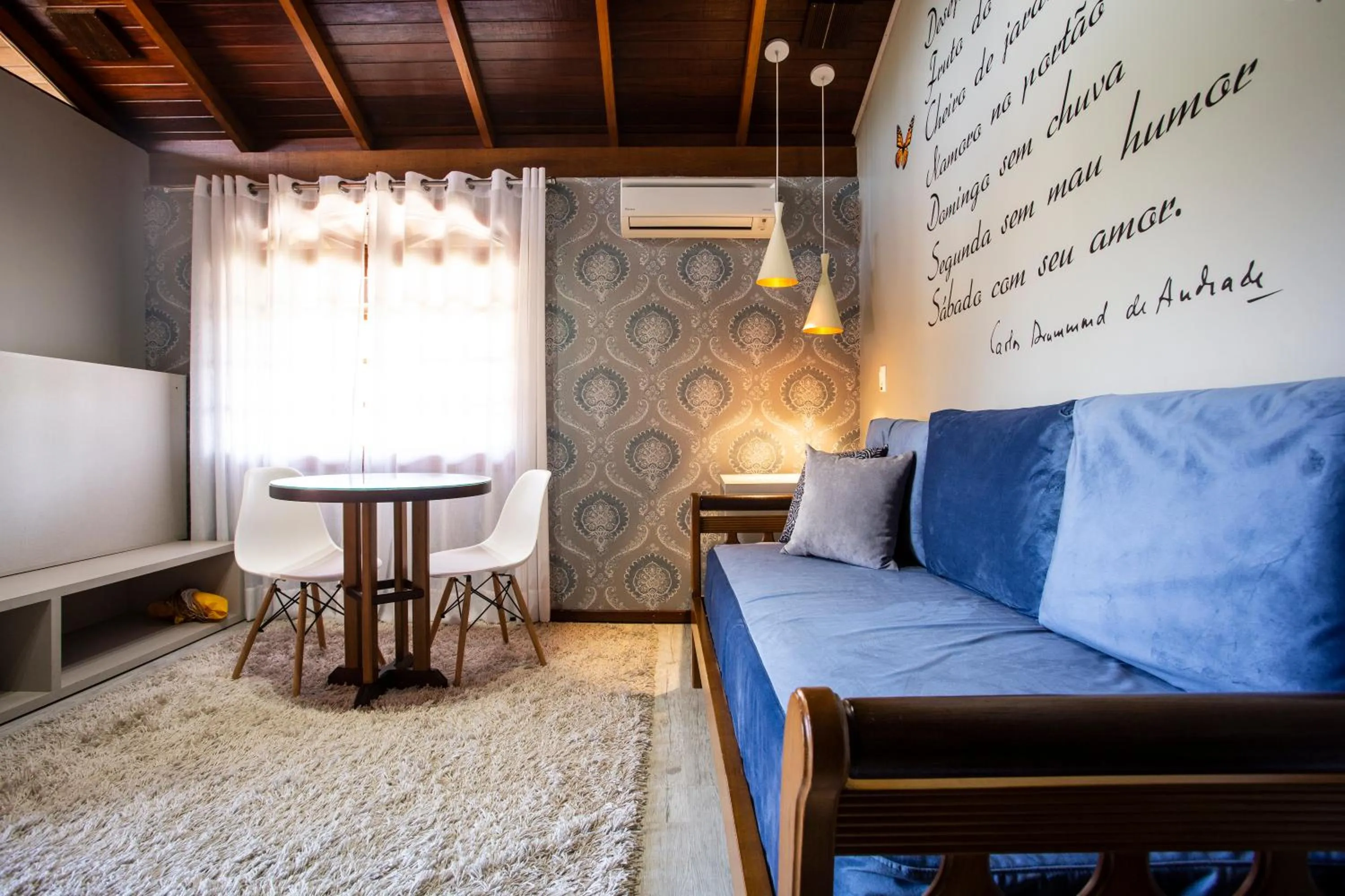 Living room in Hotel Bangalôs da Serra