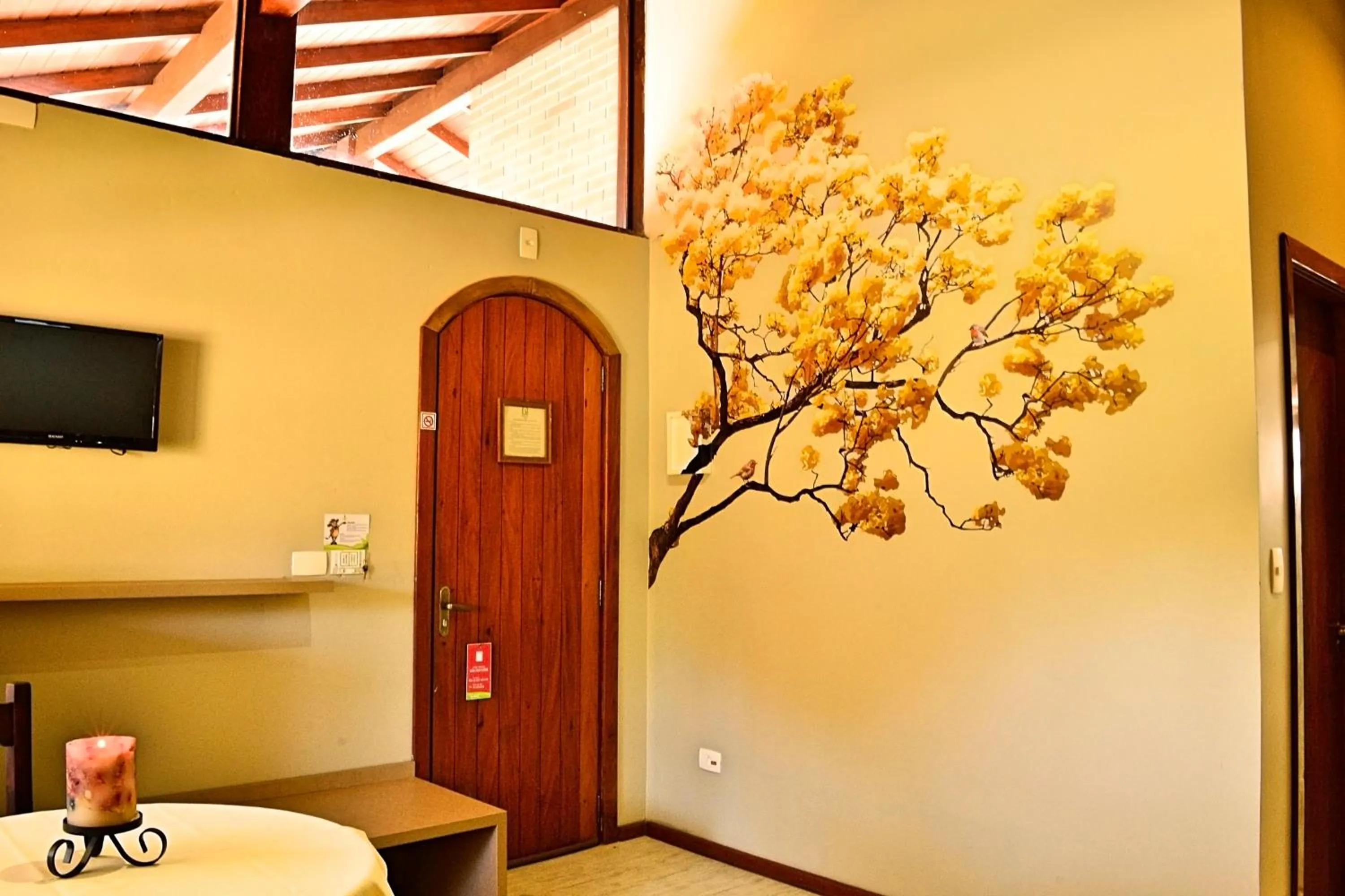 Living room in Hotel Bangalôs da Serra