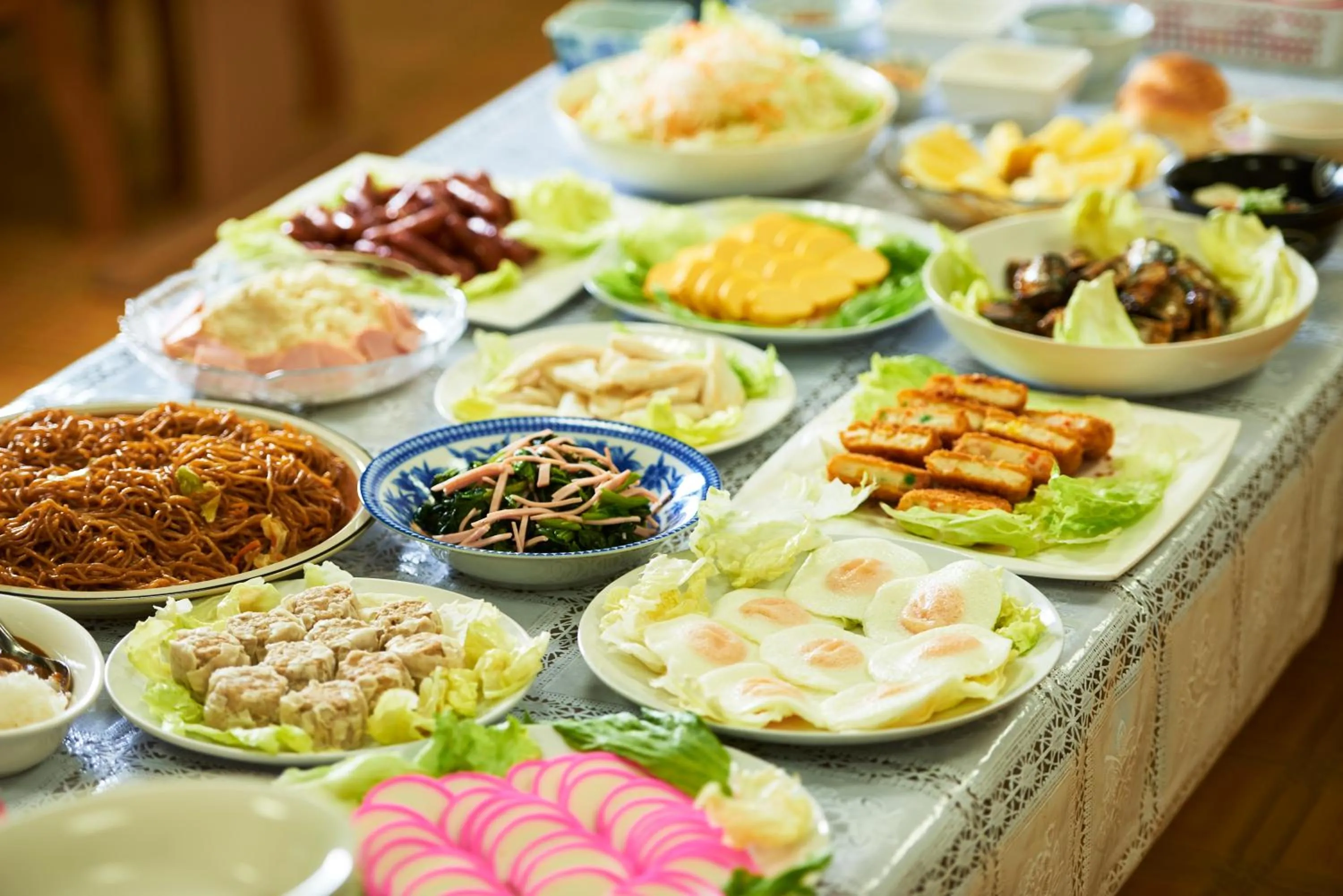 Buffet breakfast in Hotel Select Inn Furukawa