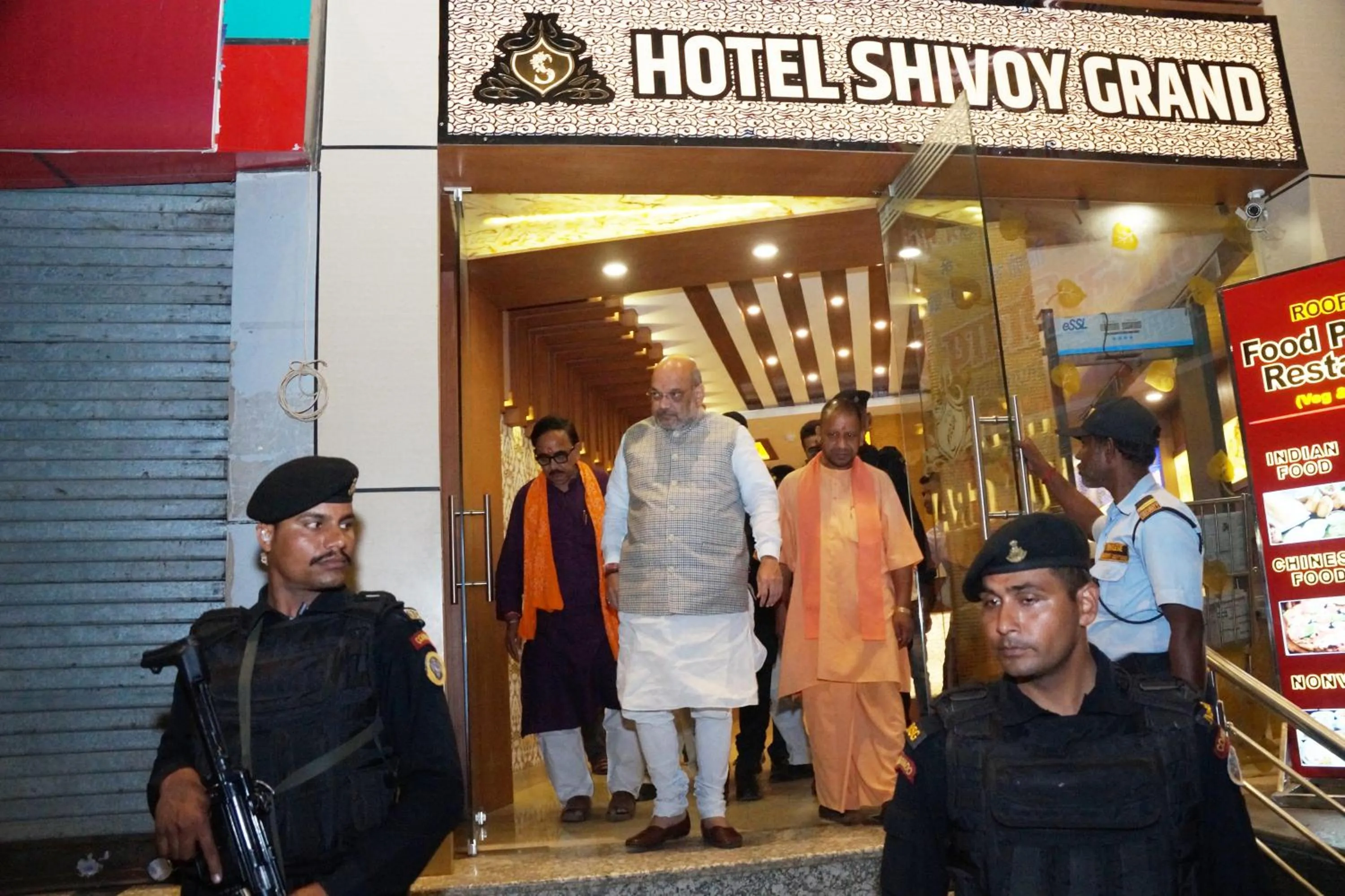 Facade/entrance in HOTEL SHIVOY GRAND