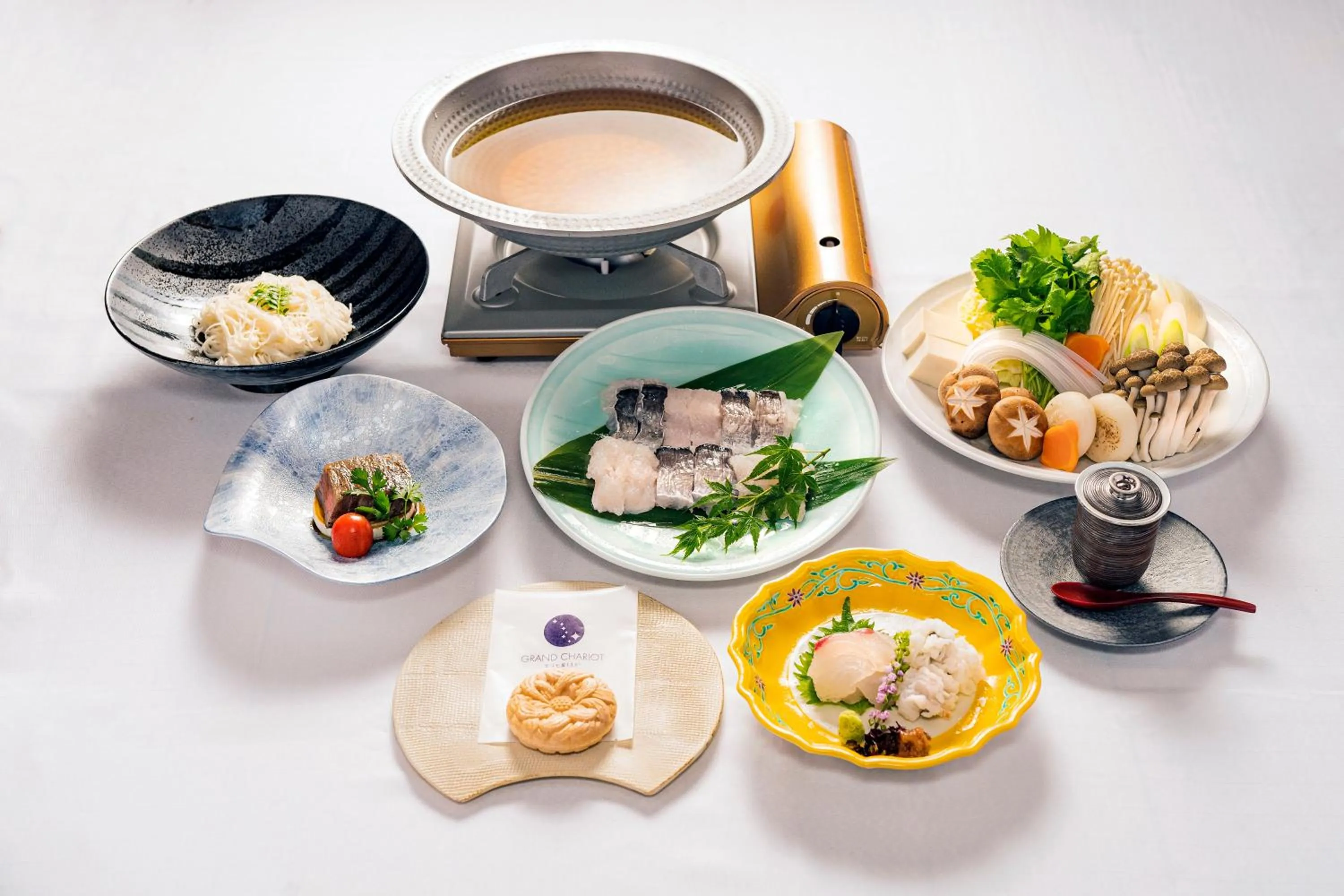 Food and drinks in GRAND CHARIOT Hokutoshichisei 135°