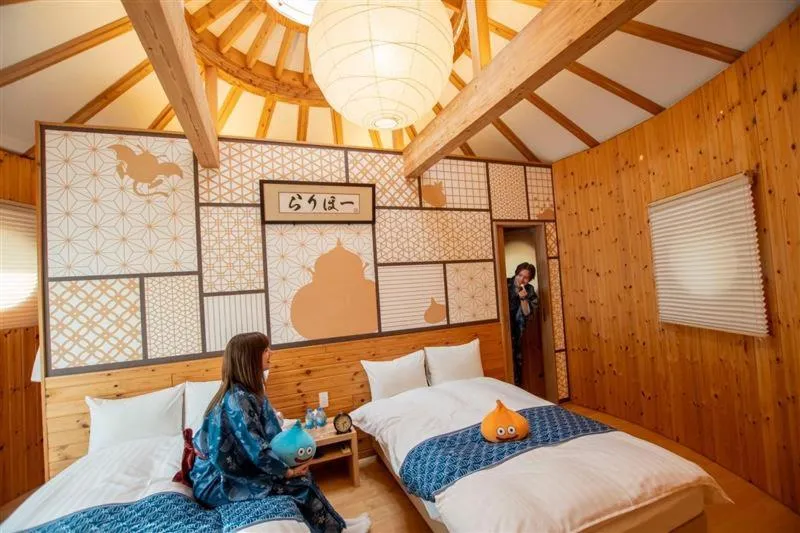 Bed in GRAND CHARIOT Hokutoshichisei 135°