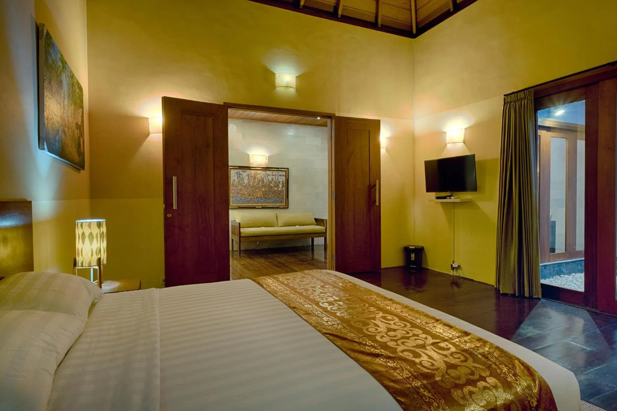 Bed in Ketewel Villa by Sanga Sanga Hospitality