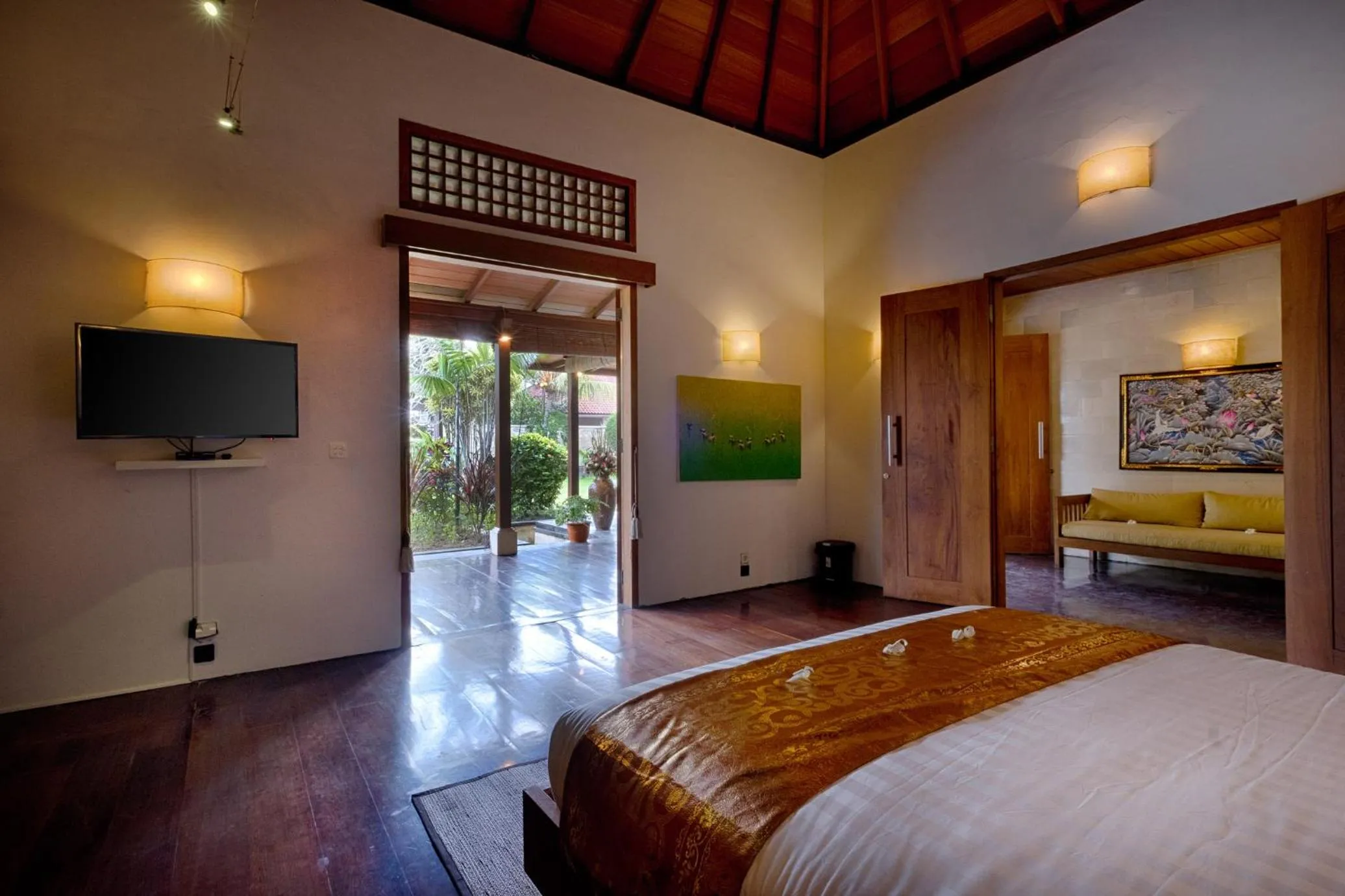 Bed in Ketewel Villa by Sanga Sanga Hospitality