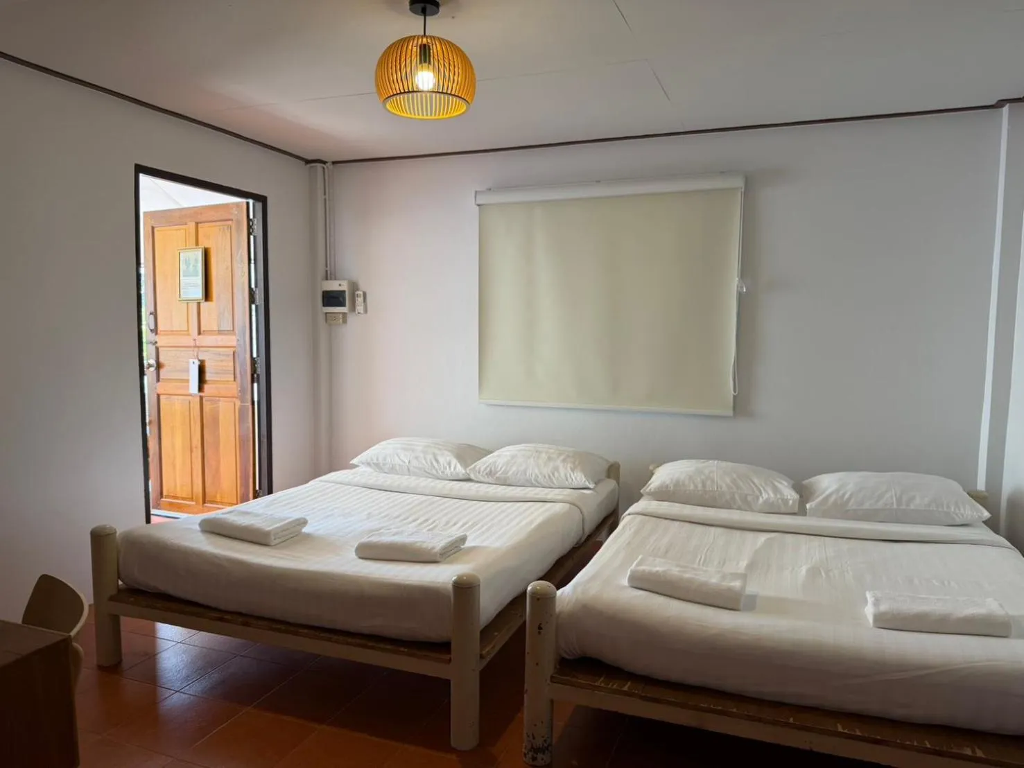 Bed in Baan Pun Sook Resort