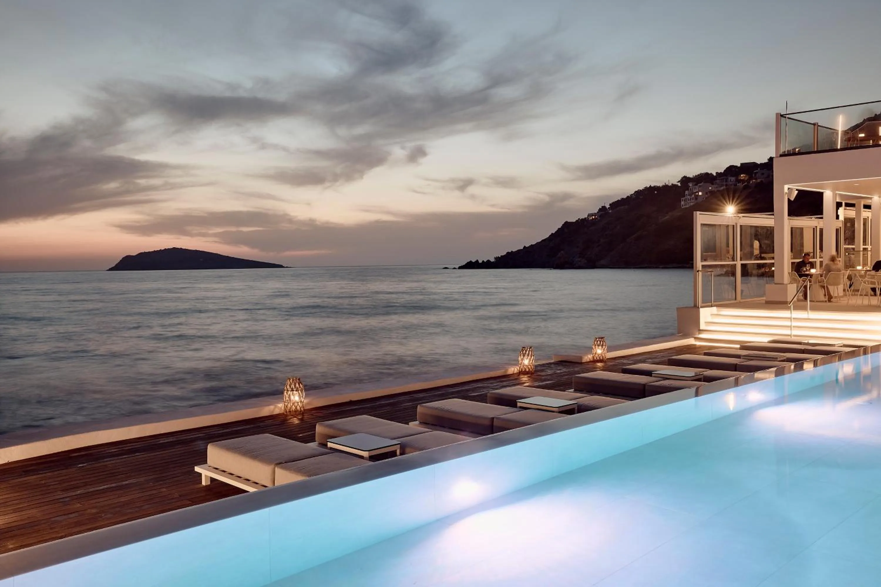 Swimming pool in Kantouni Beach Boutique Hotel