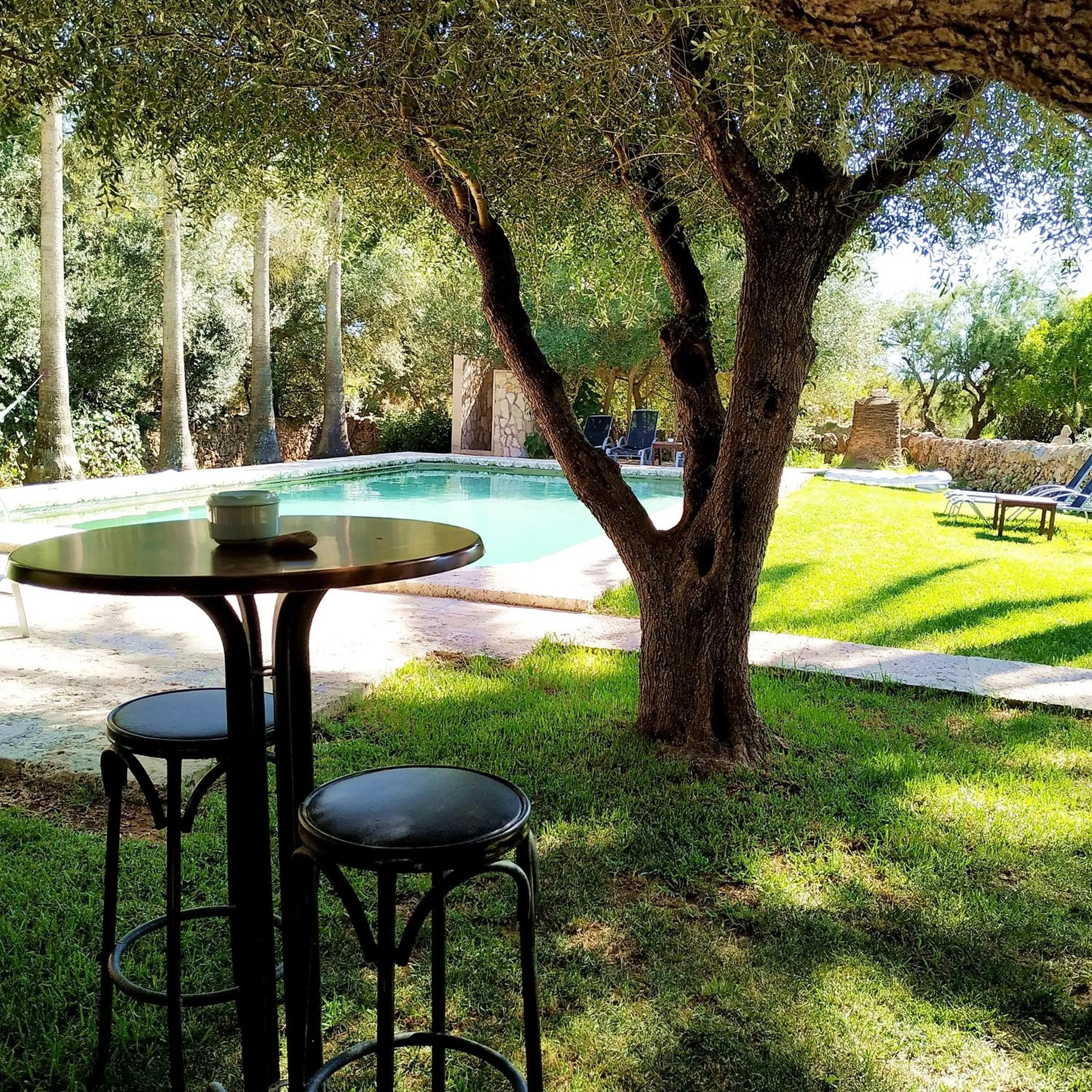 Patio in Petit Hotel Es Figueral