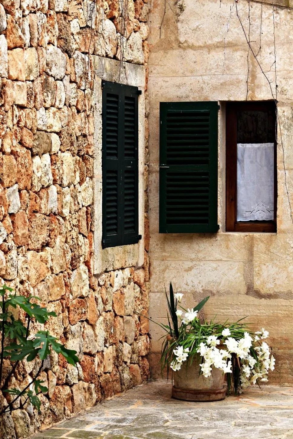 Patio in Petit Hotel Es Figueral