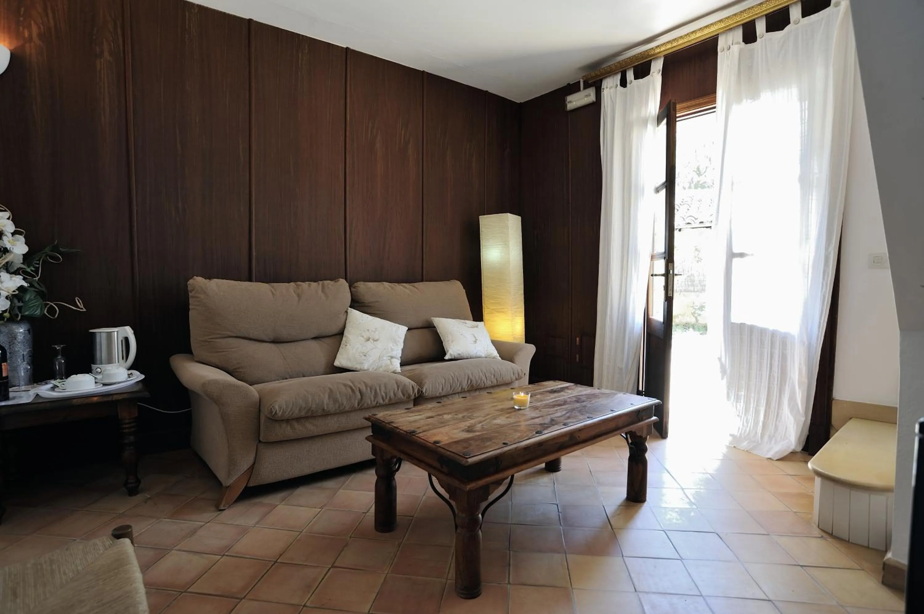 Living room in Petit Hotel Es Figueral