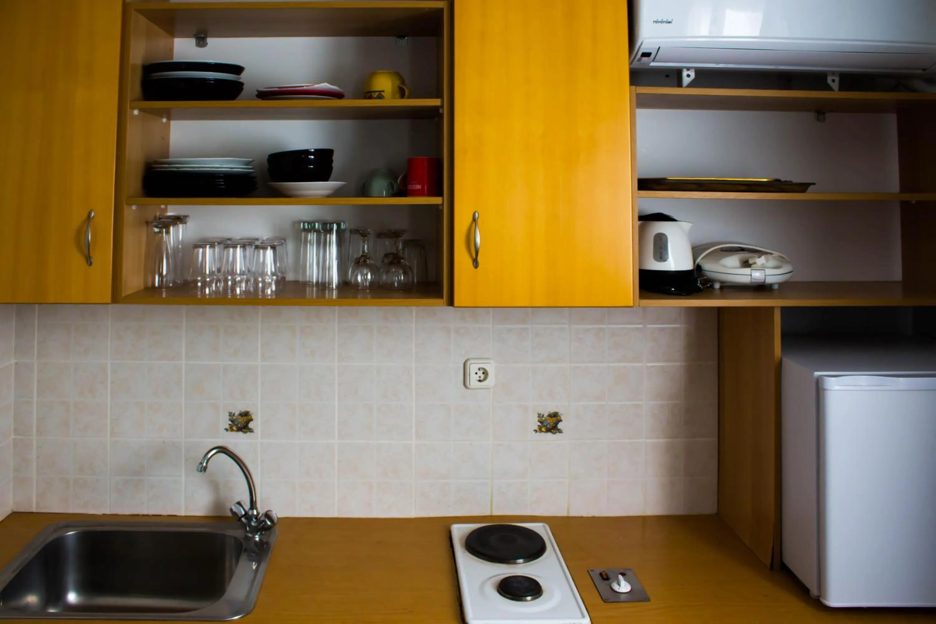 Kitchen or kitchenette in Bonne Nuit Pension