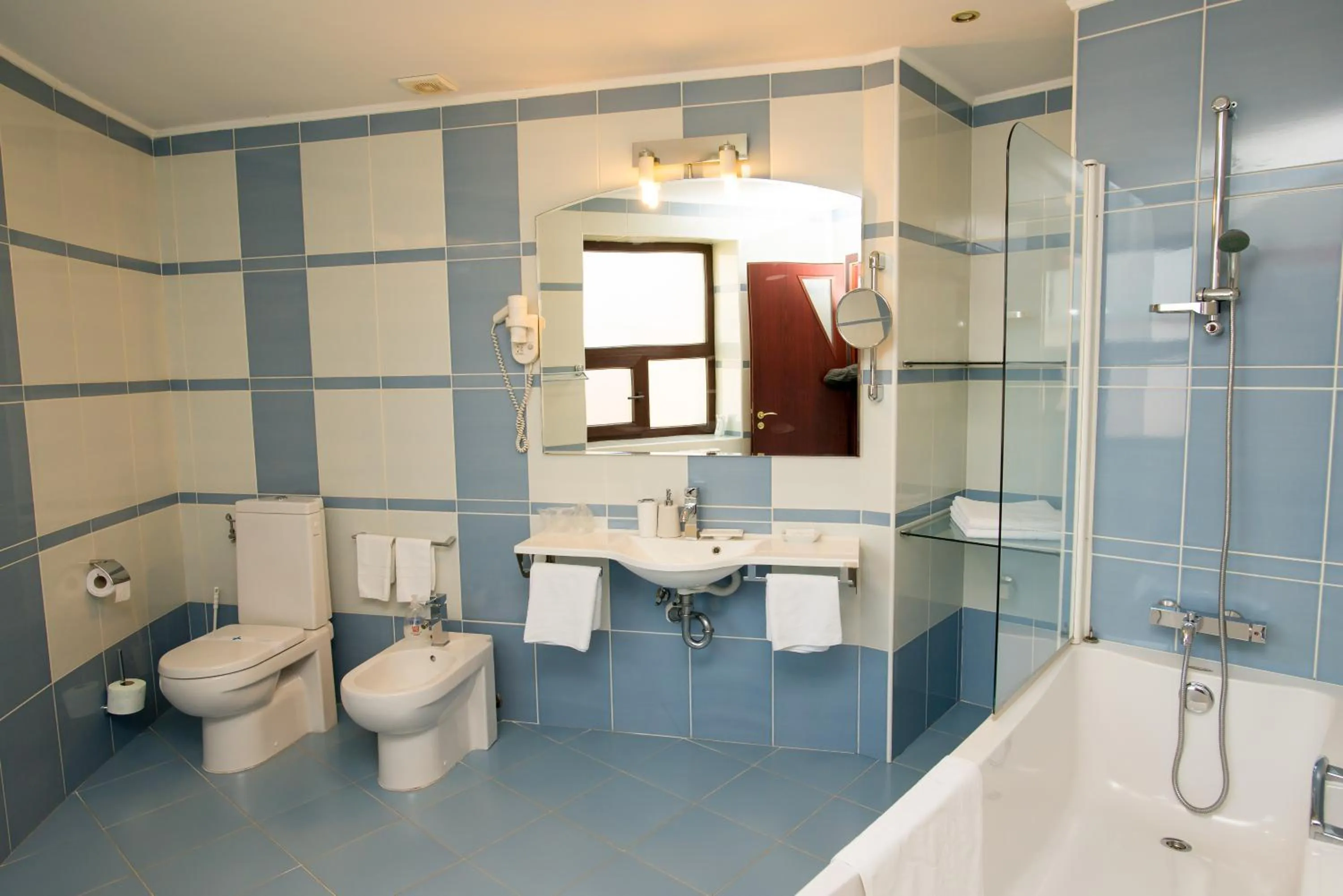 Bathroom in Pensiunea President